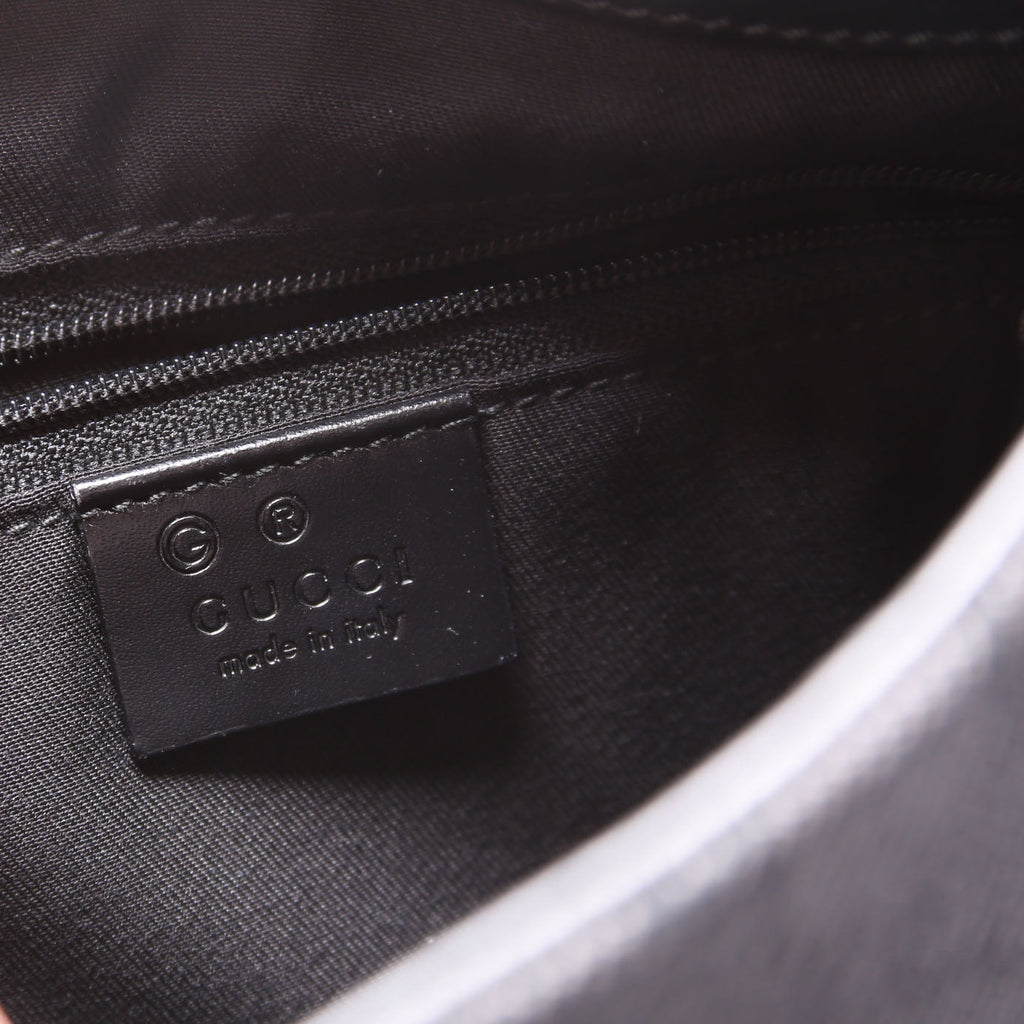 196140 GG Canvas Capri Chain Shoulder Bag Black