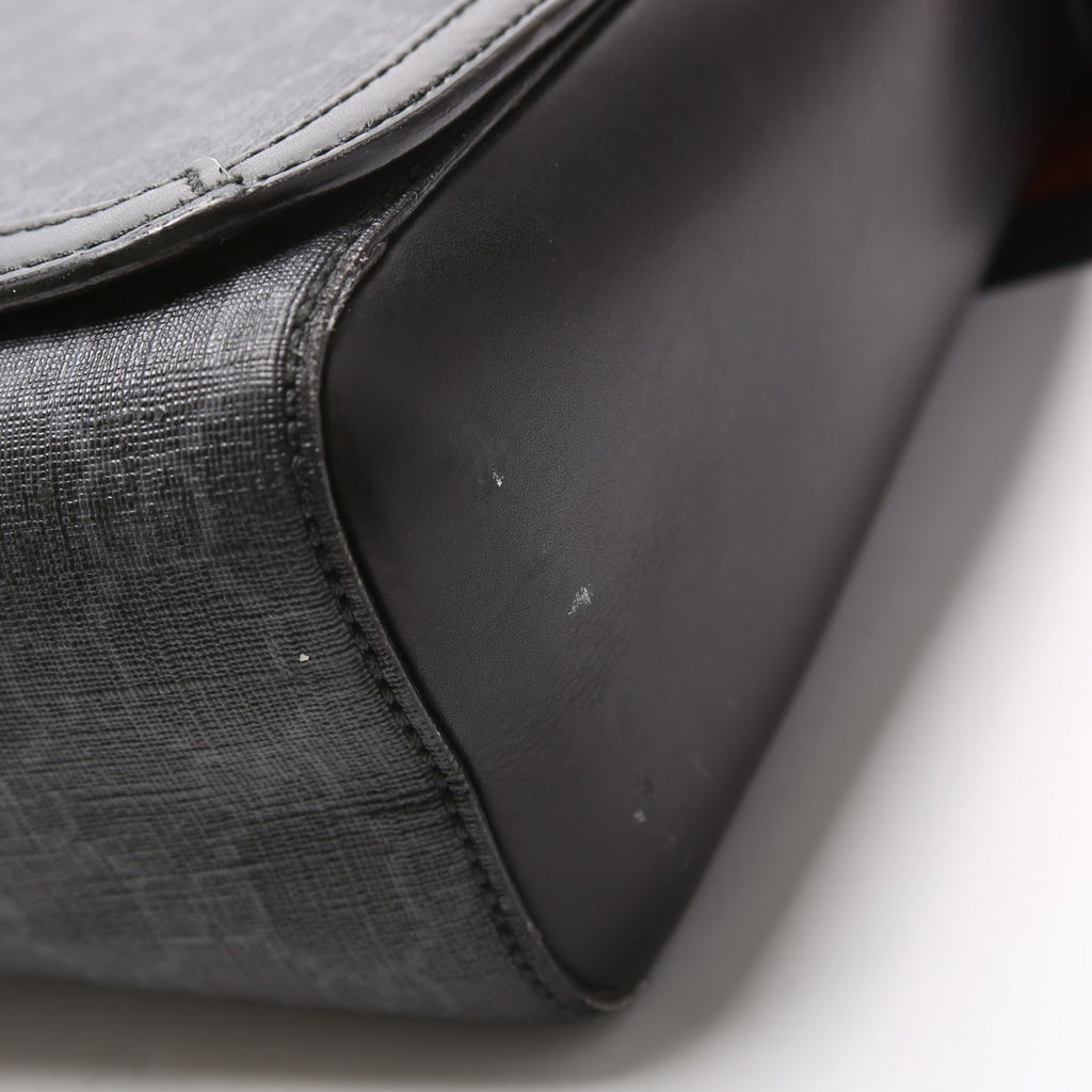 Gucci 474138 GG Supreme Messenger Black
