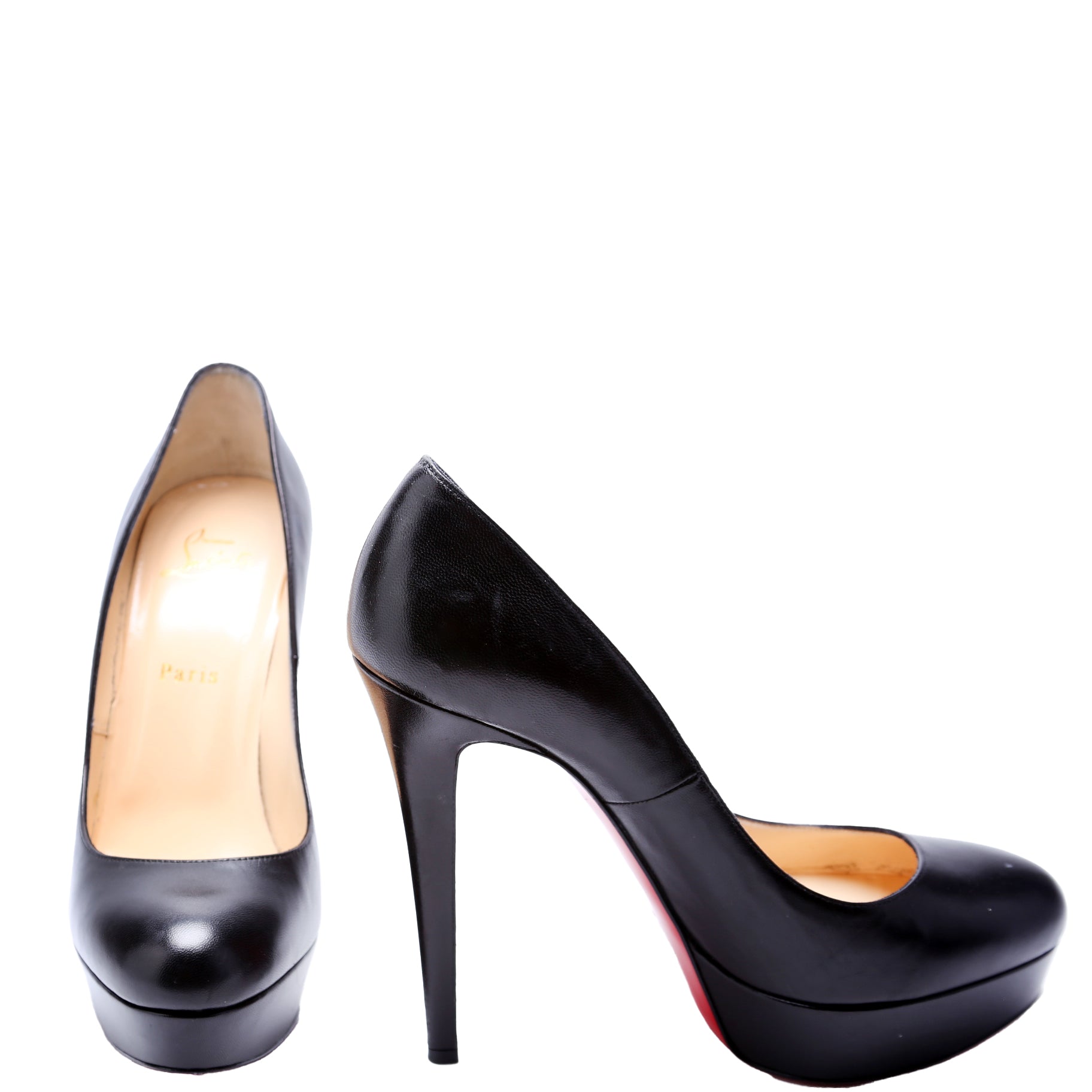Bianca 140MM Platform Pumps Size 39.5 Black