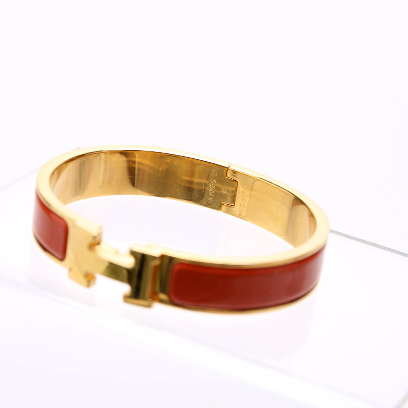 Clic Clac Narrow PM Bracelet Gold/Orange