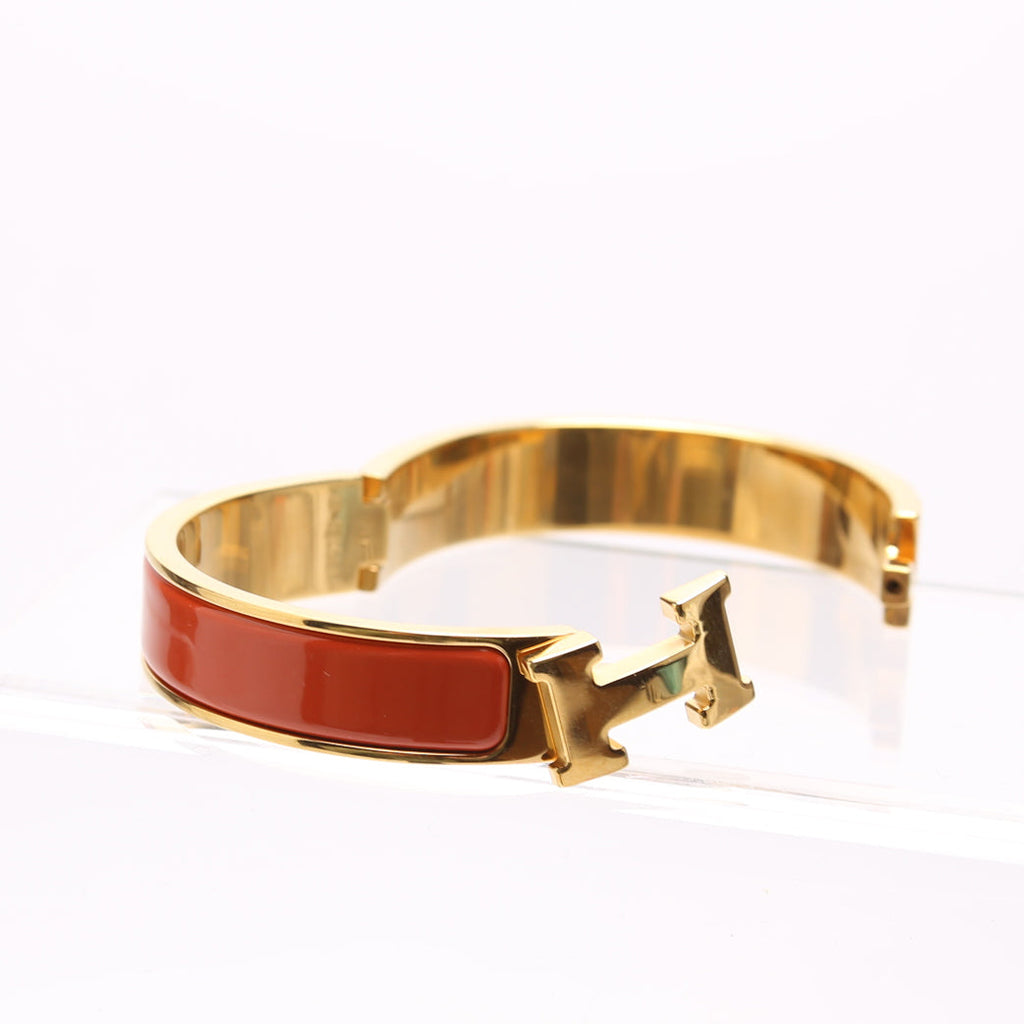 Clic Clac Narrow PM Bracelet Gold/Orange