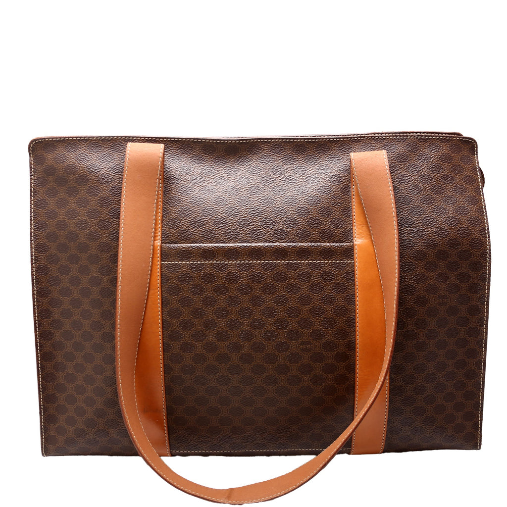 Macadam Canvas Tote Vintage Brown