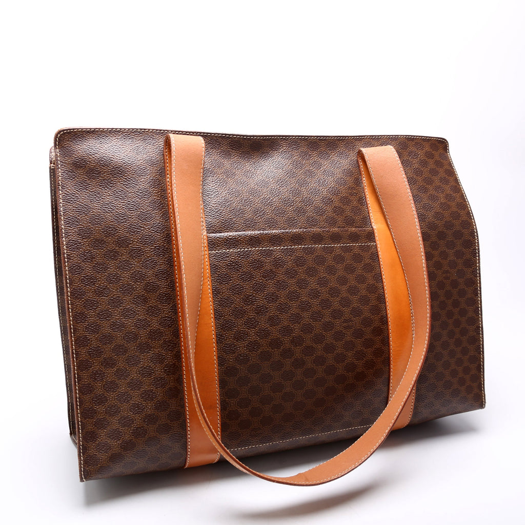 Macadam Canvas Tote Vintage Brown