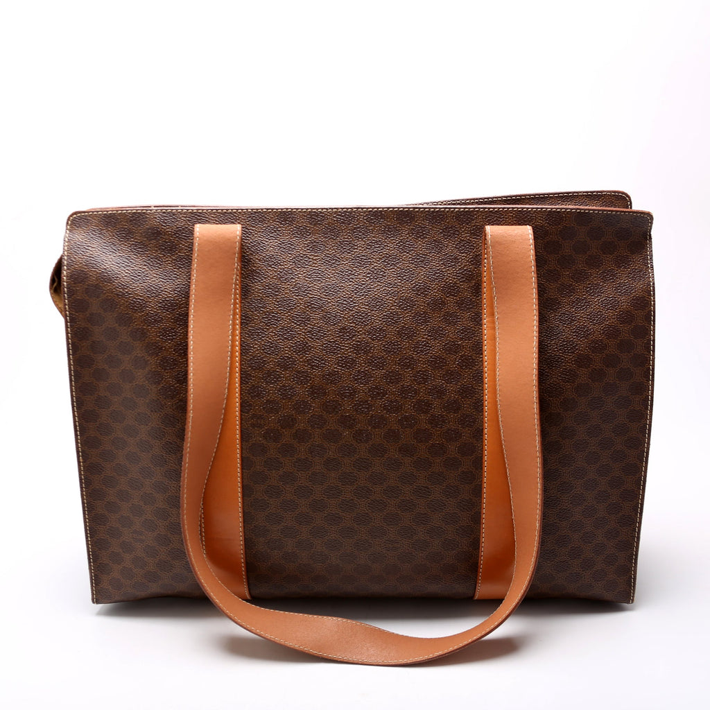 Macadam Canvas Tote Vintage Brown