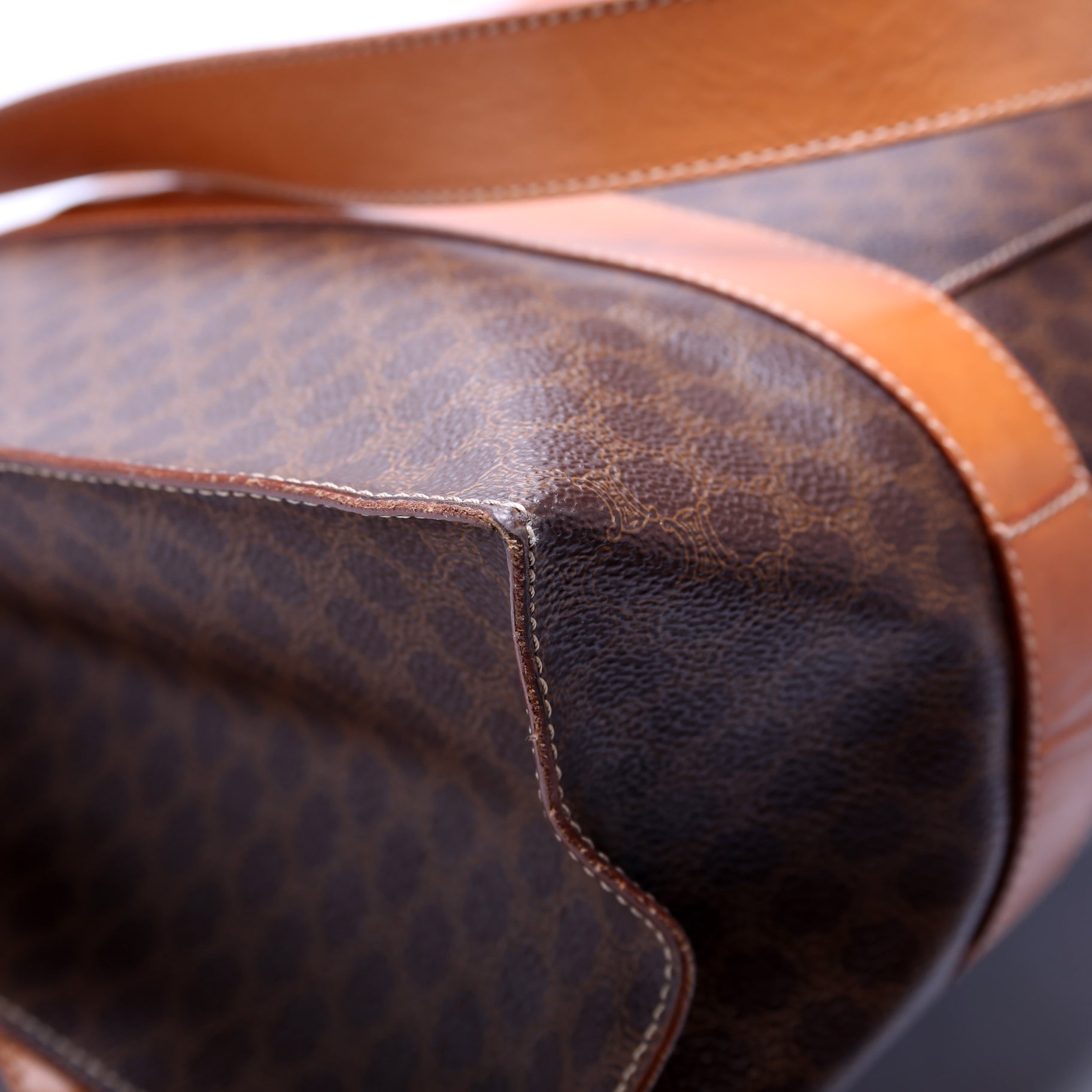 Macadam Canvas Tote Vintage Brown