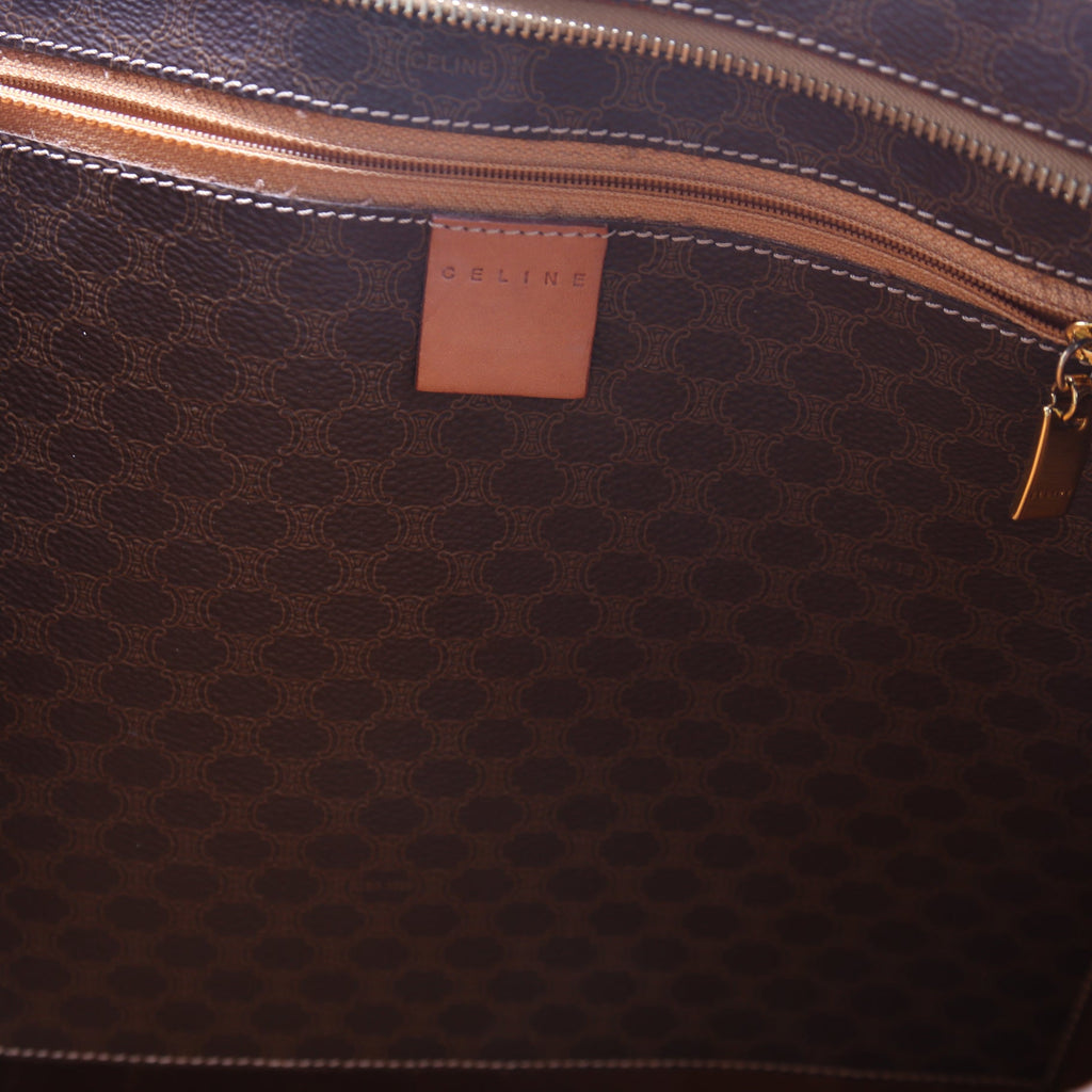 Macadam Canvas Tote Vintage Brown