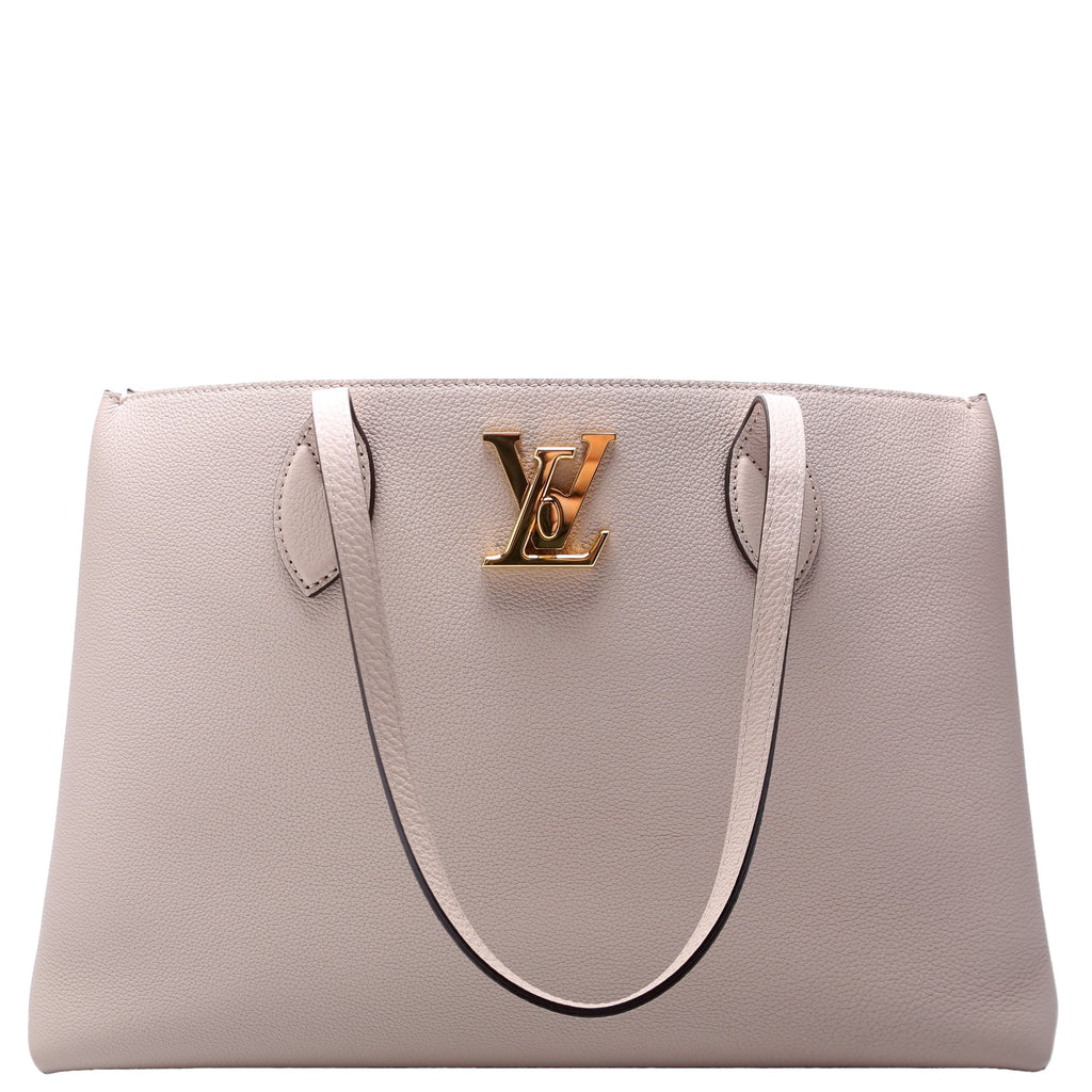 Lockme Shopper Calfskin Beige