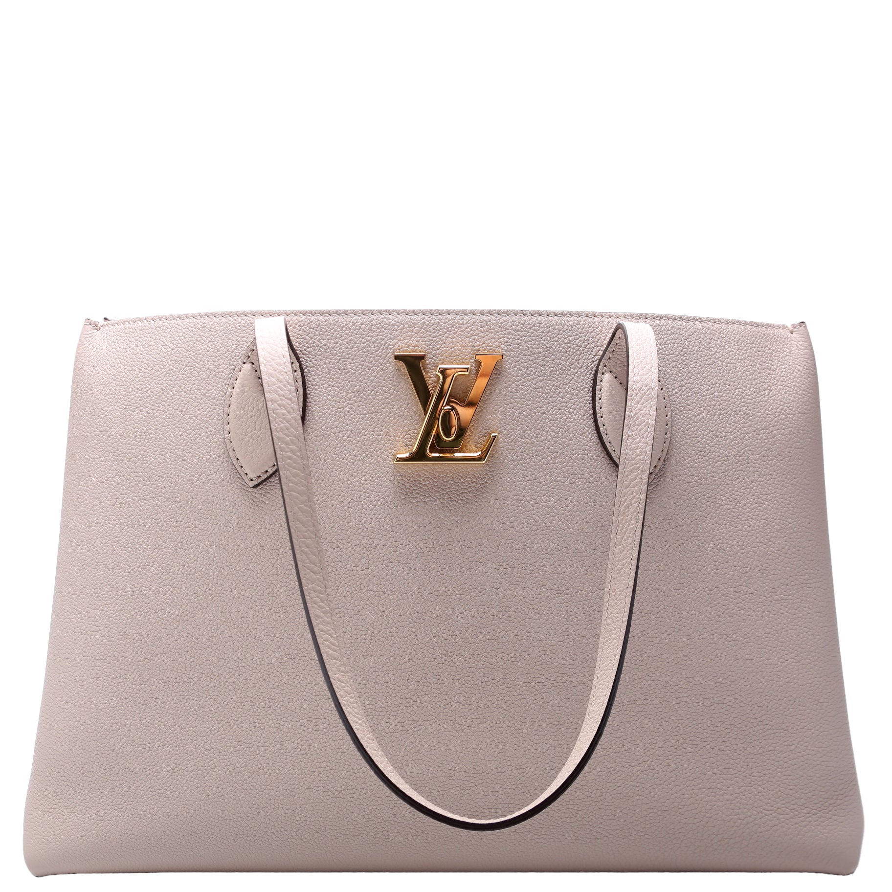 Lockme Shopper Calfskin Beige