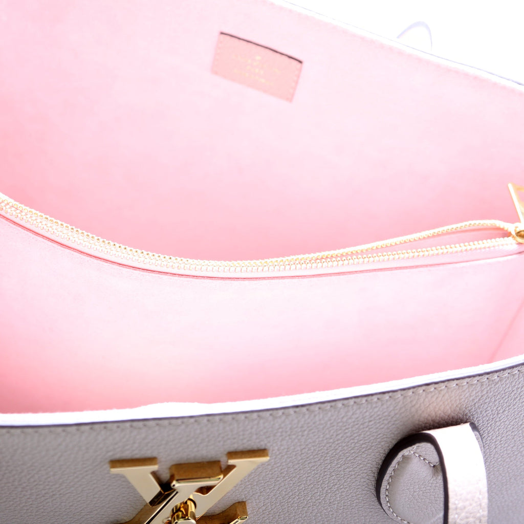 Lockme Shopper Calfskin Beige