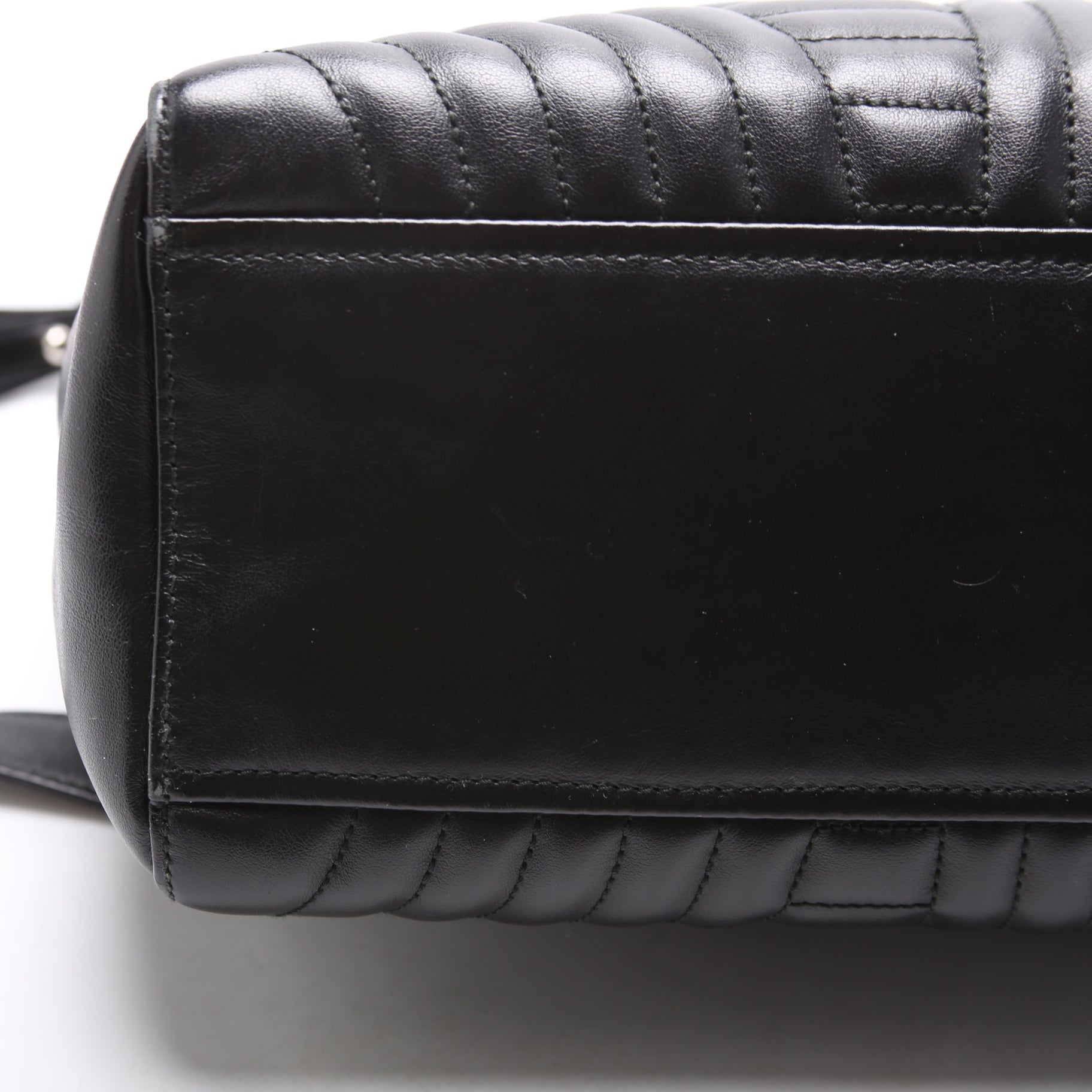 Quilted Calfskin Diagramme Tote 1BA195 Black