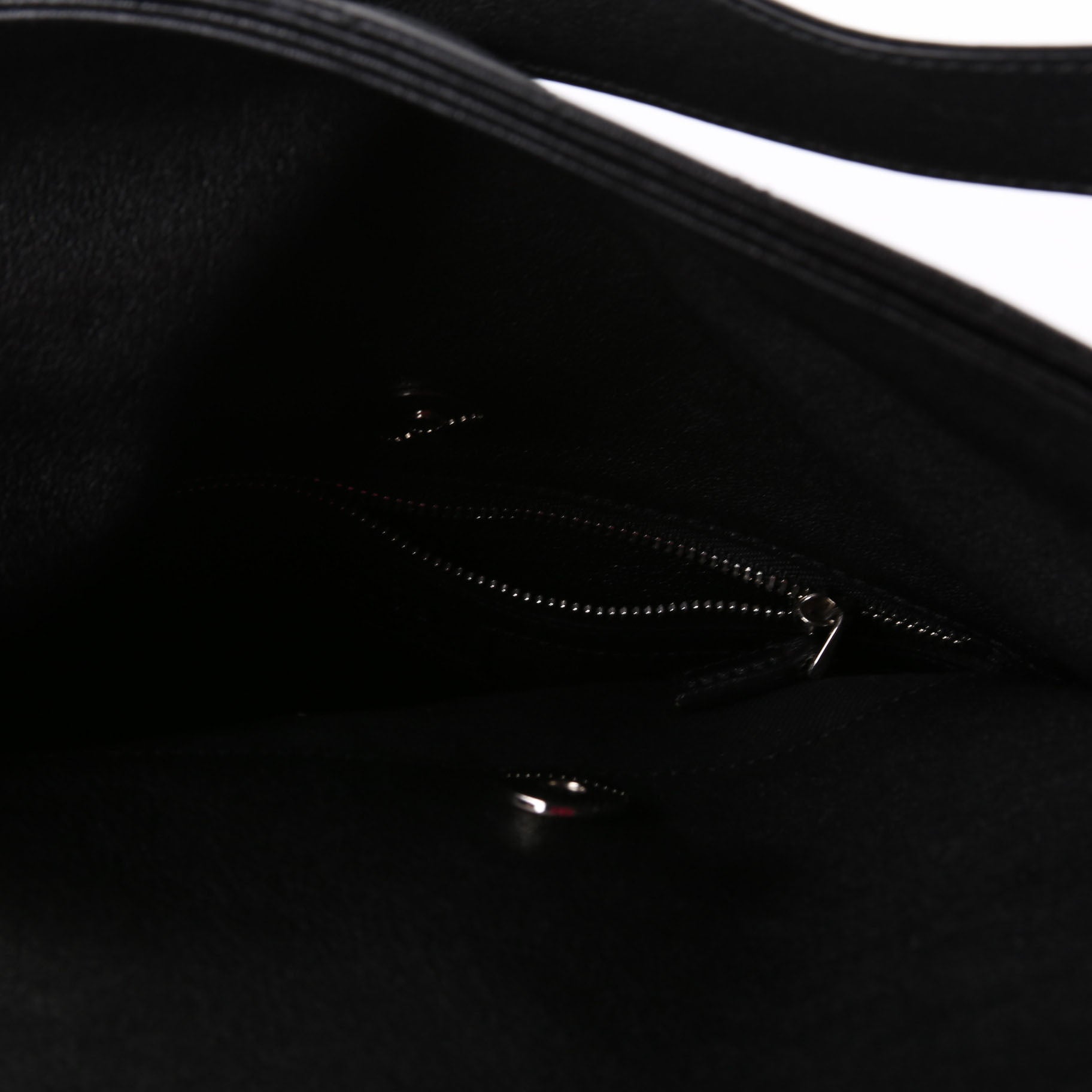 751516 Blondie Medium Leather Tote Black