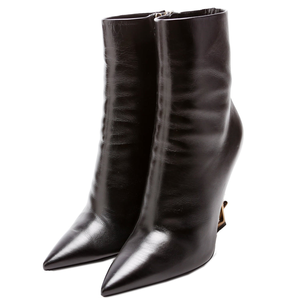 Opyum 110 Leather Booties Size 40