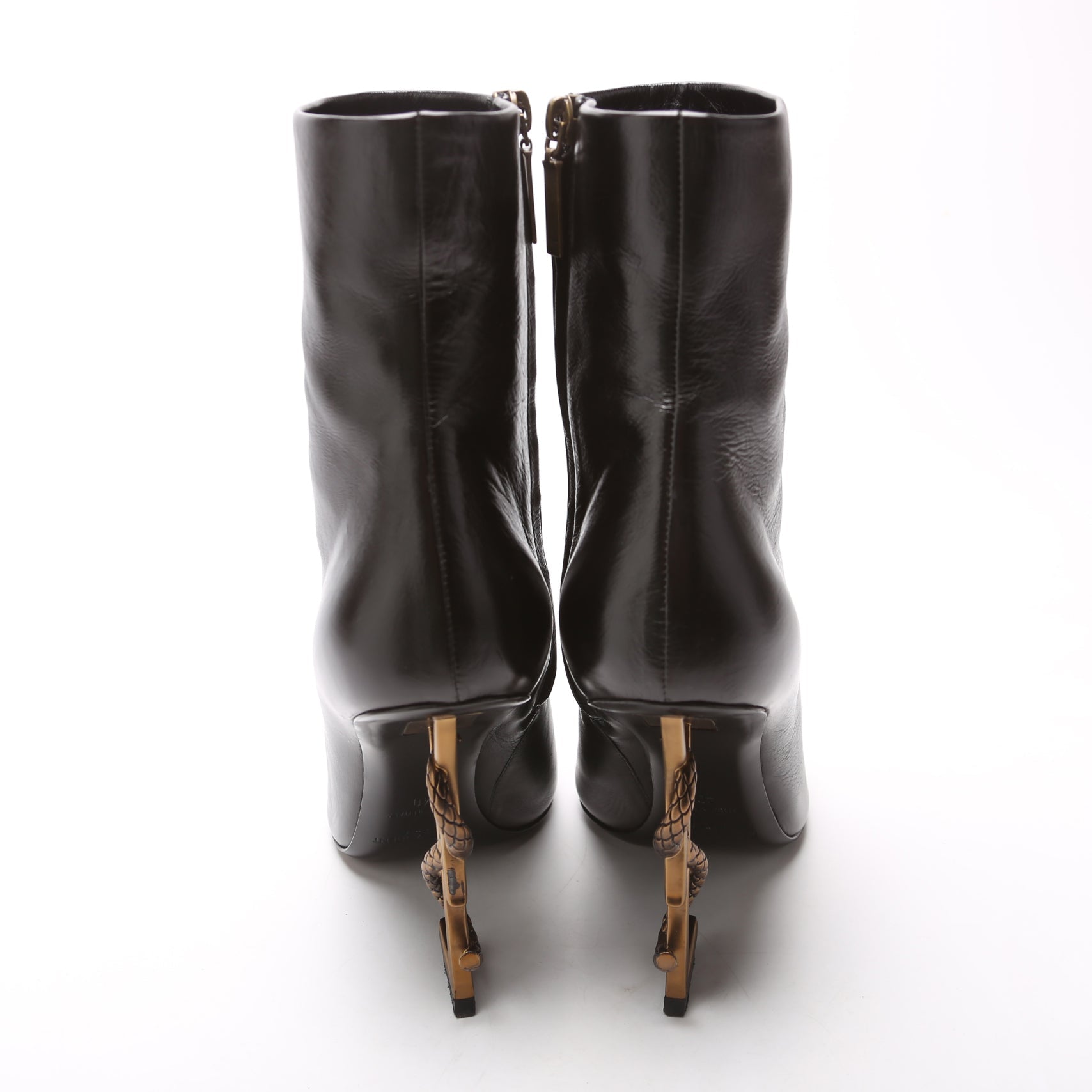 Opyum 110 Leather Booties Size 40