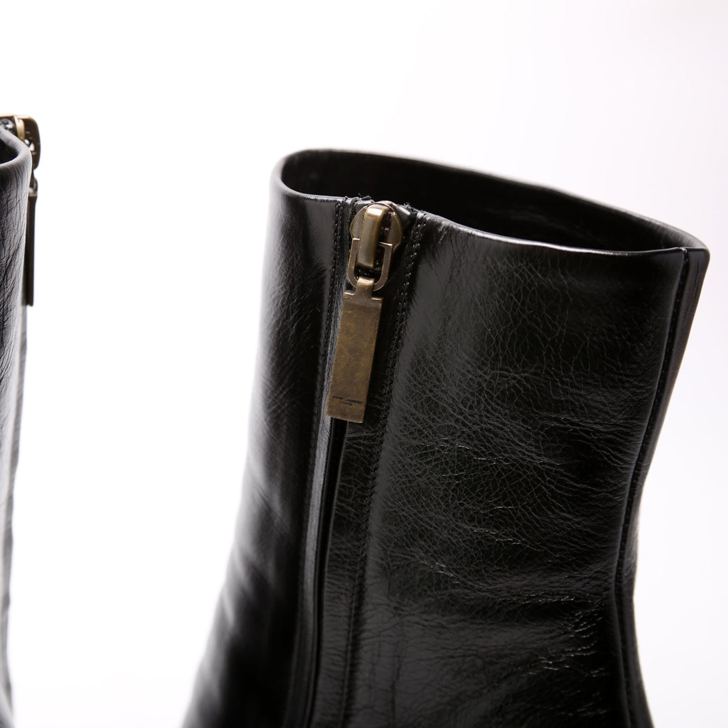 Opyum 110 Leather Booties Size 40