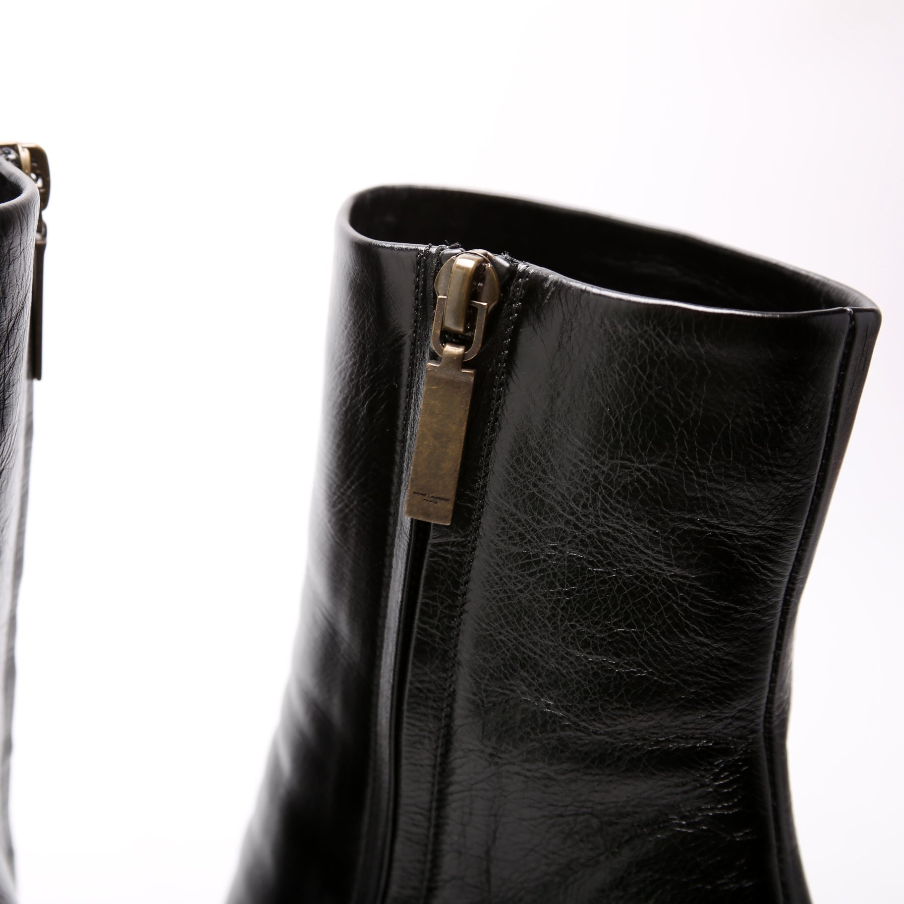 Opyum 110 Leather Booties Size 40