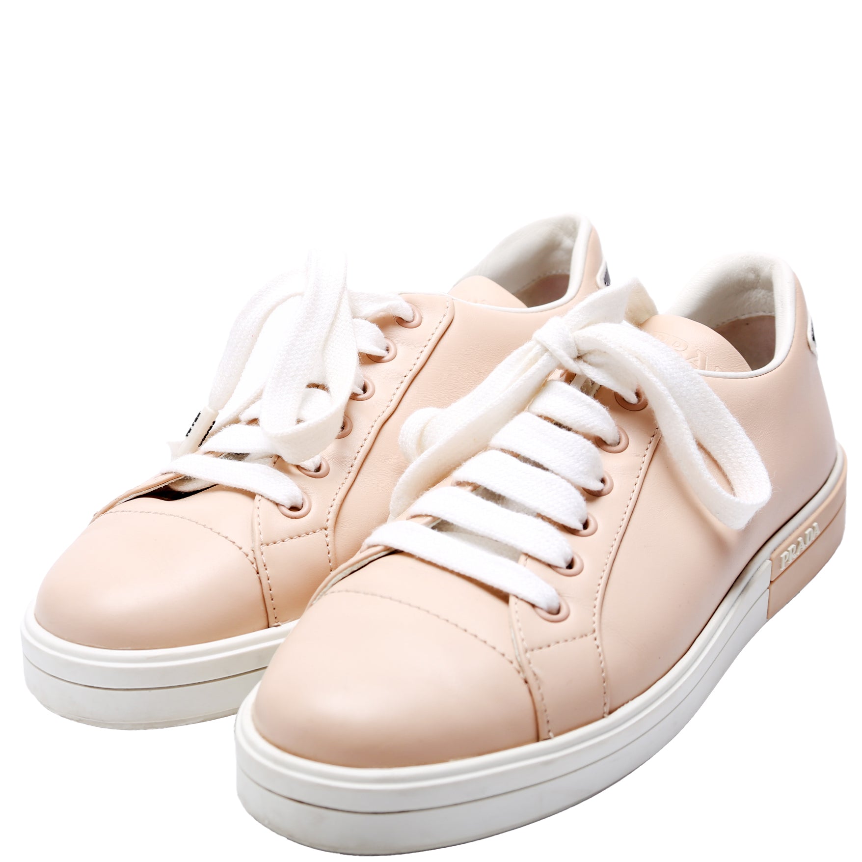 Vitello Soft Leather Sneakers Size 37