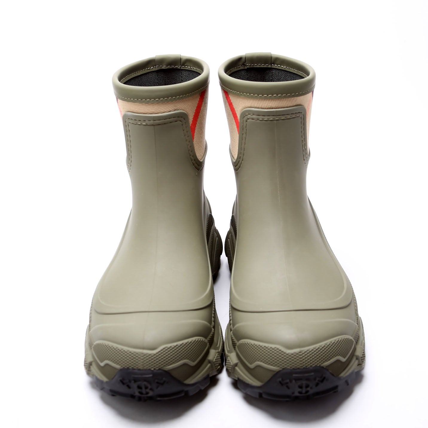 Ryan Check Rubber Rain Boots Size 38