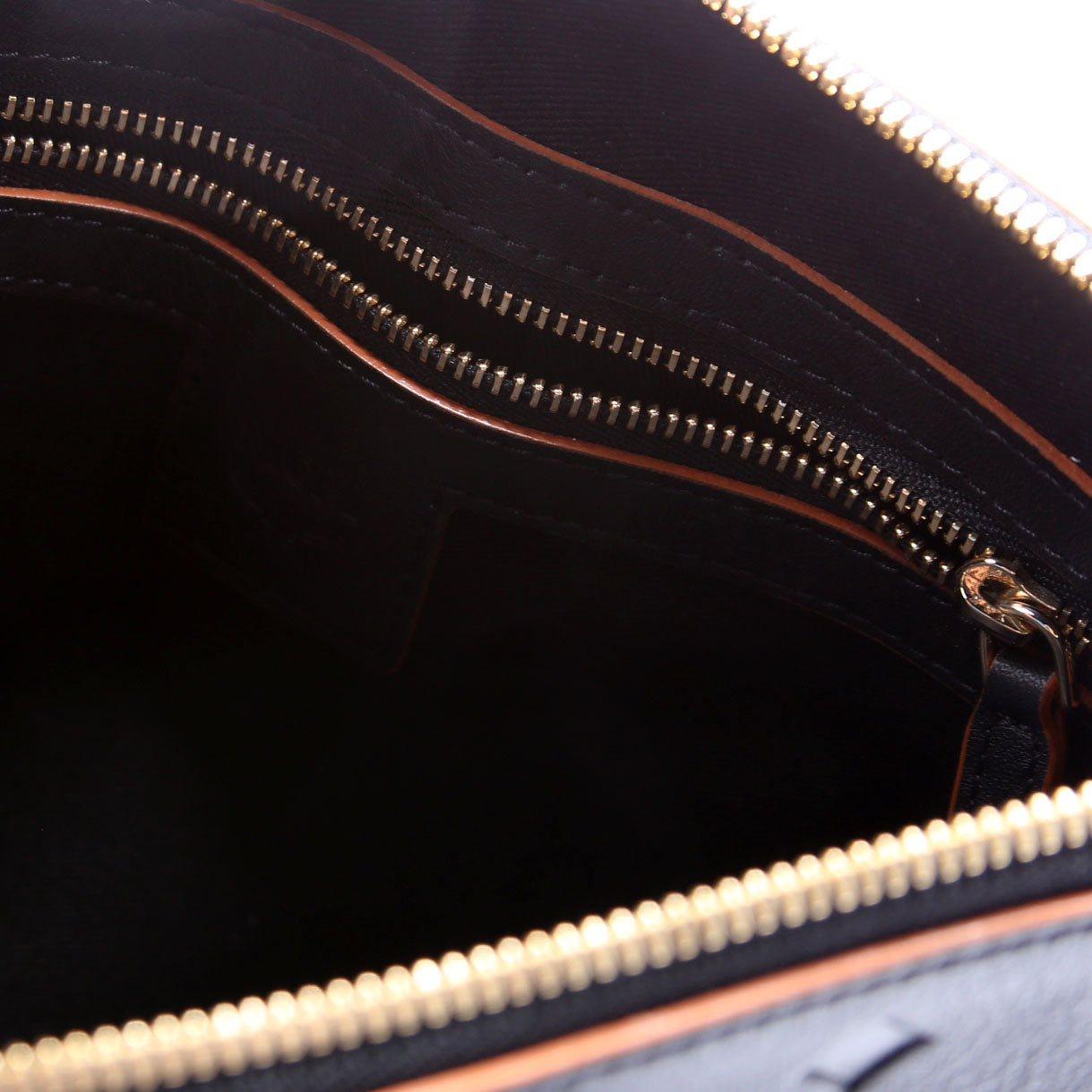Aren Monogram Leather Crossbody Pouch Black