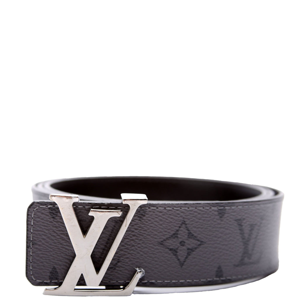 LV Initiales 40 MM Reversible Leather/Reversed Eclipse Size 110/44 Black