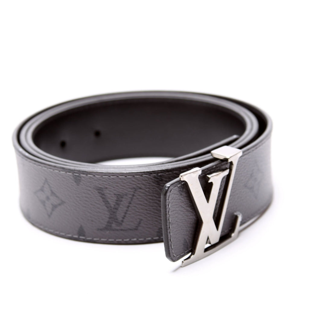 LV Initiales 40 MM Reversible Leather/Reversed Eclipse Size 110/44 Black