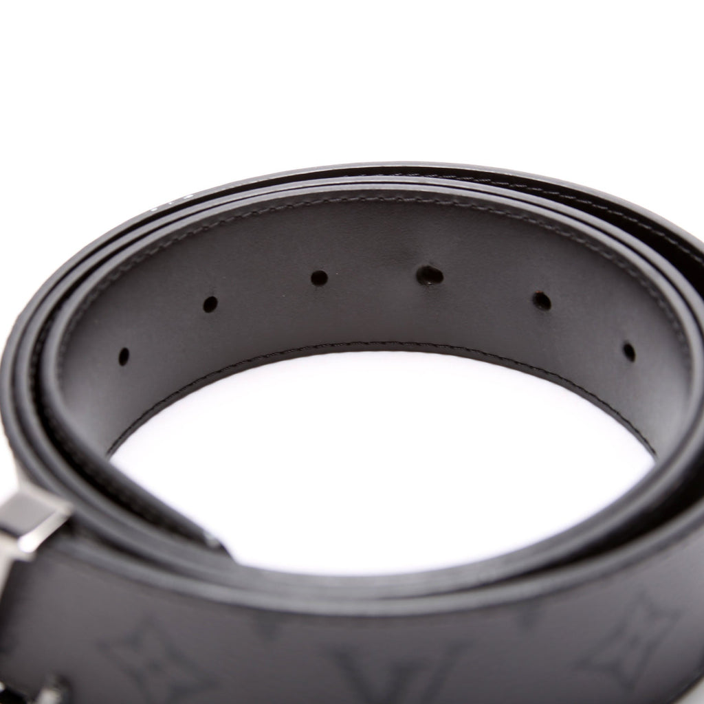 LV Initiales 40 MM Reversible Leather/Reversed Eclipse Size 110/44 Black