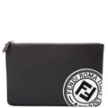 7N0078 FF Roma Clutch Grey