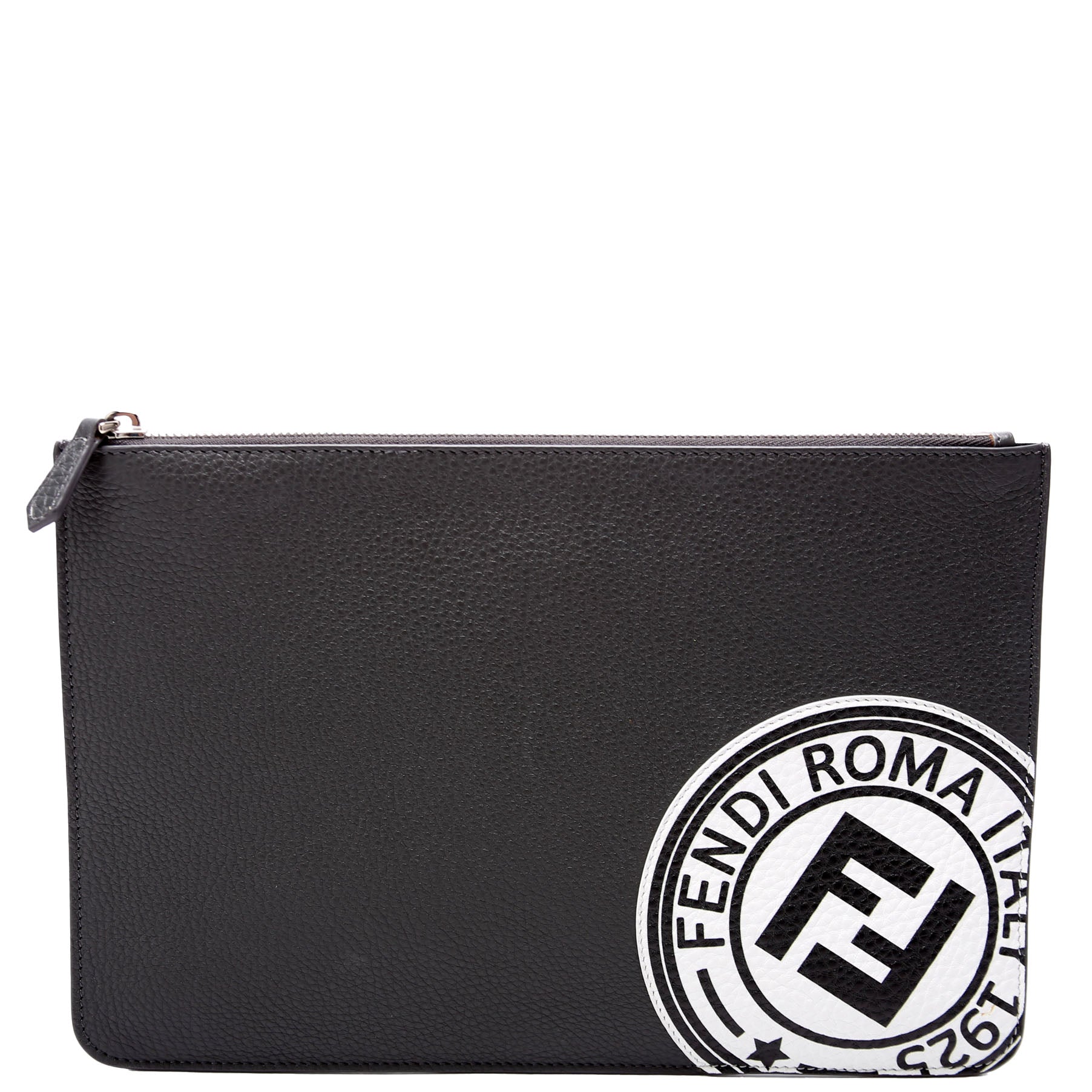 7N0078 FF Roma Clutch Grey