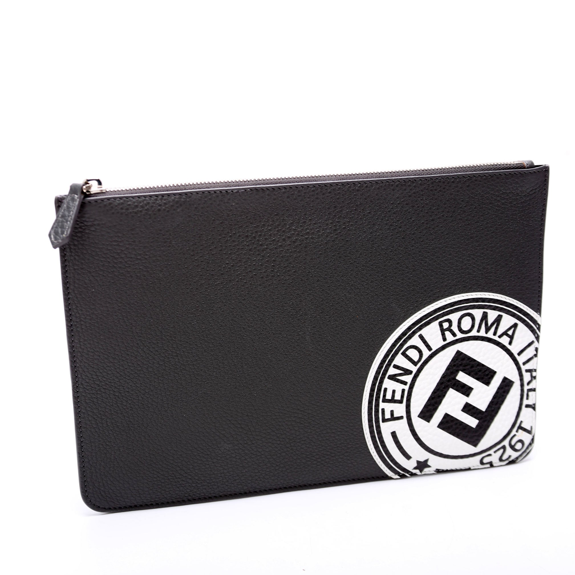 7N0078 FF Roma Clutch Grey