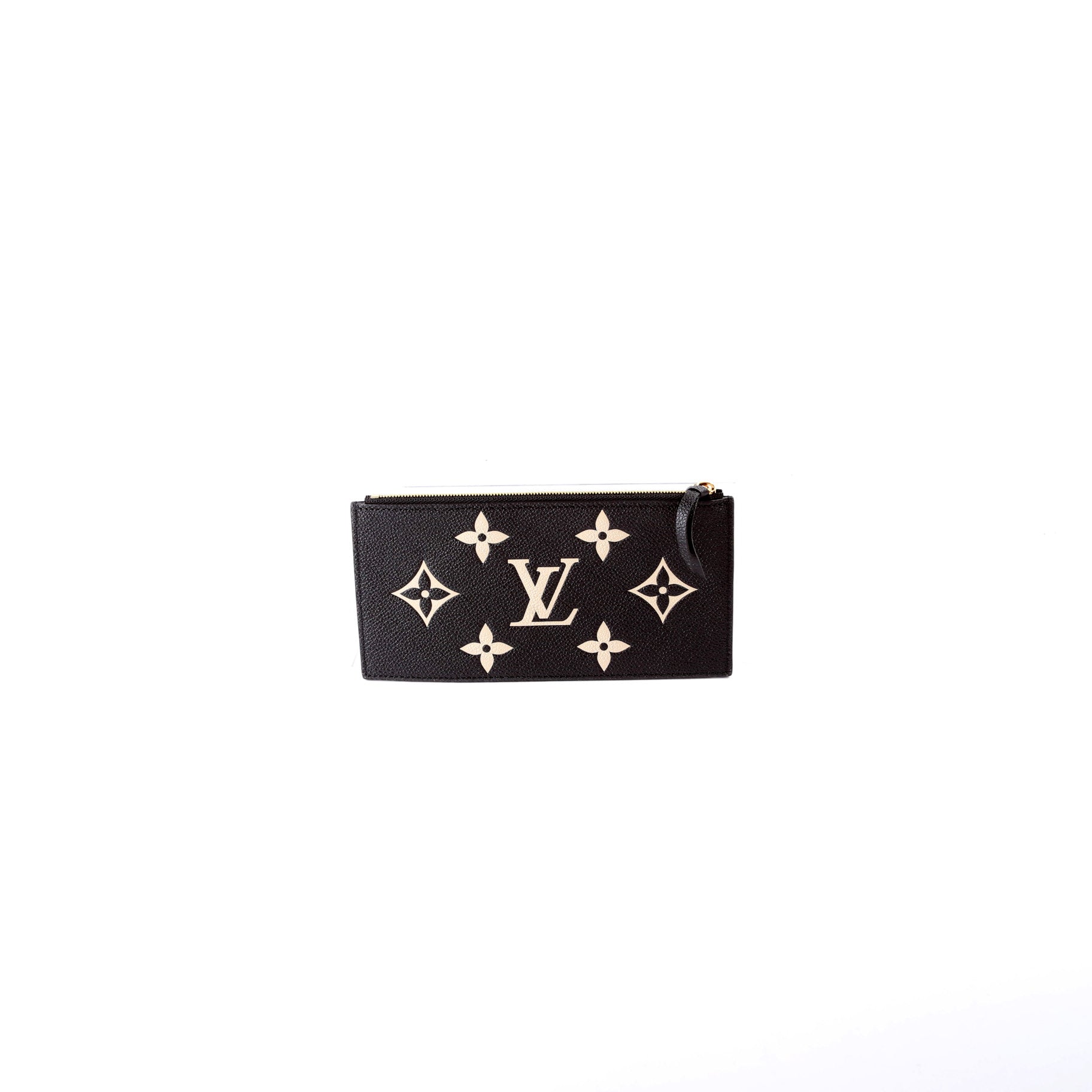 Pochette Felicie Bicolor Zip Insert Only Black/Beige