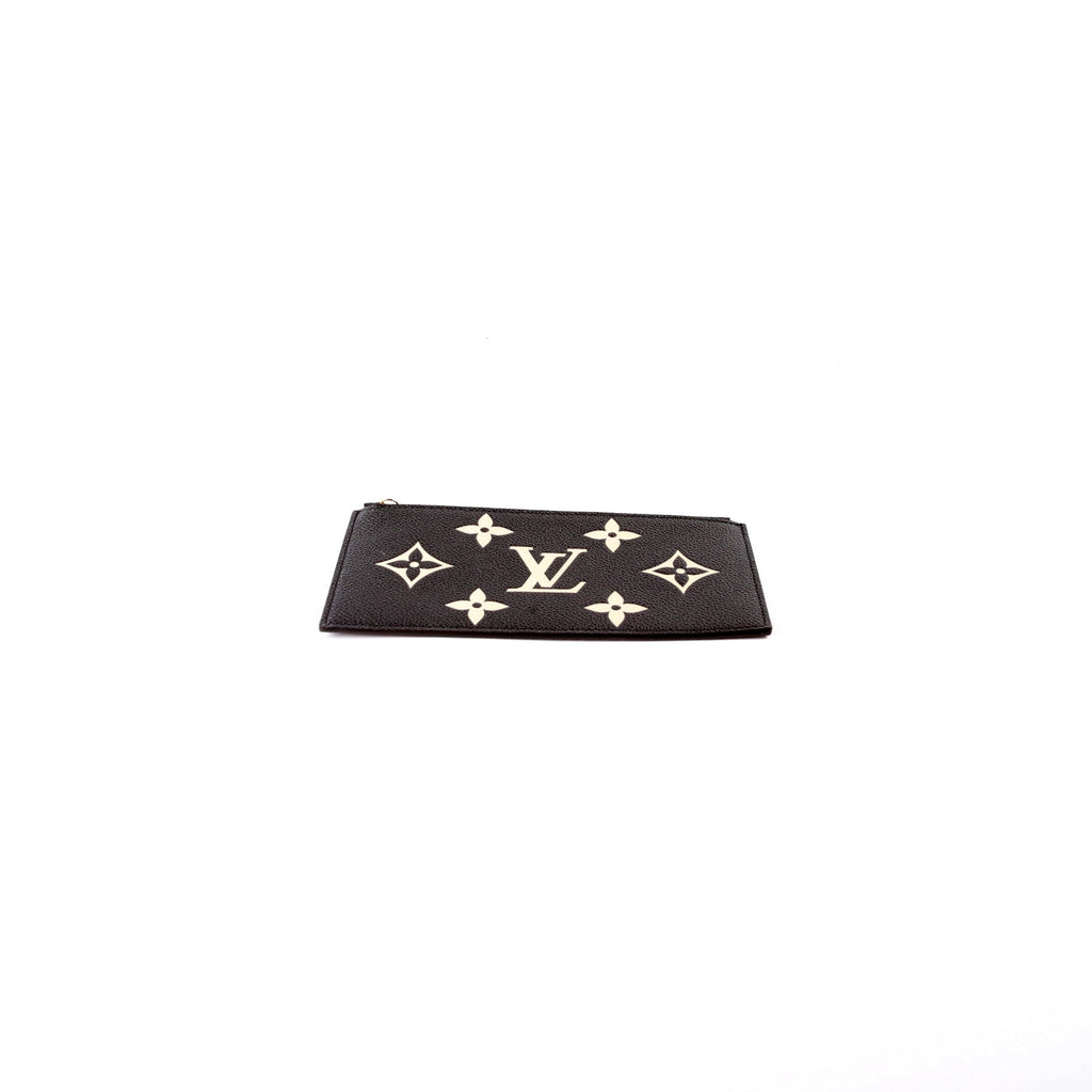 Pochette Felicie Bicolor Zip Insert Only Black/Beige