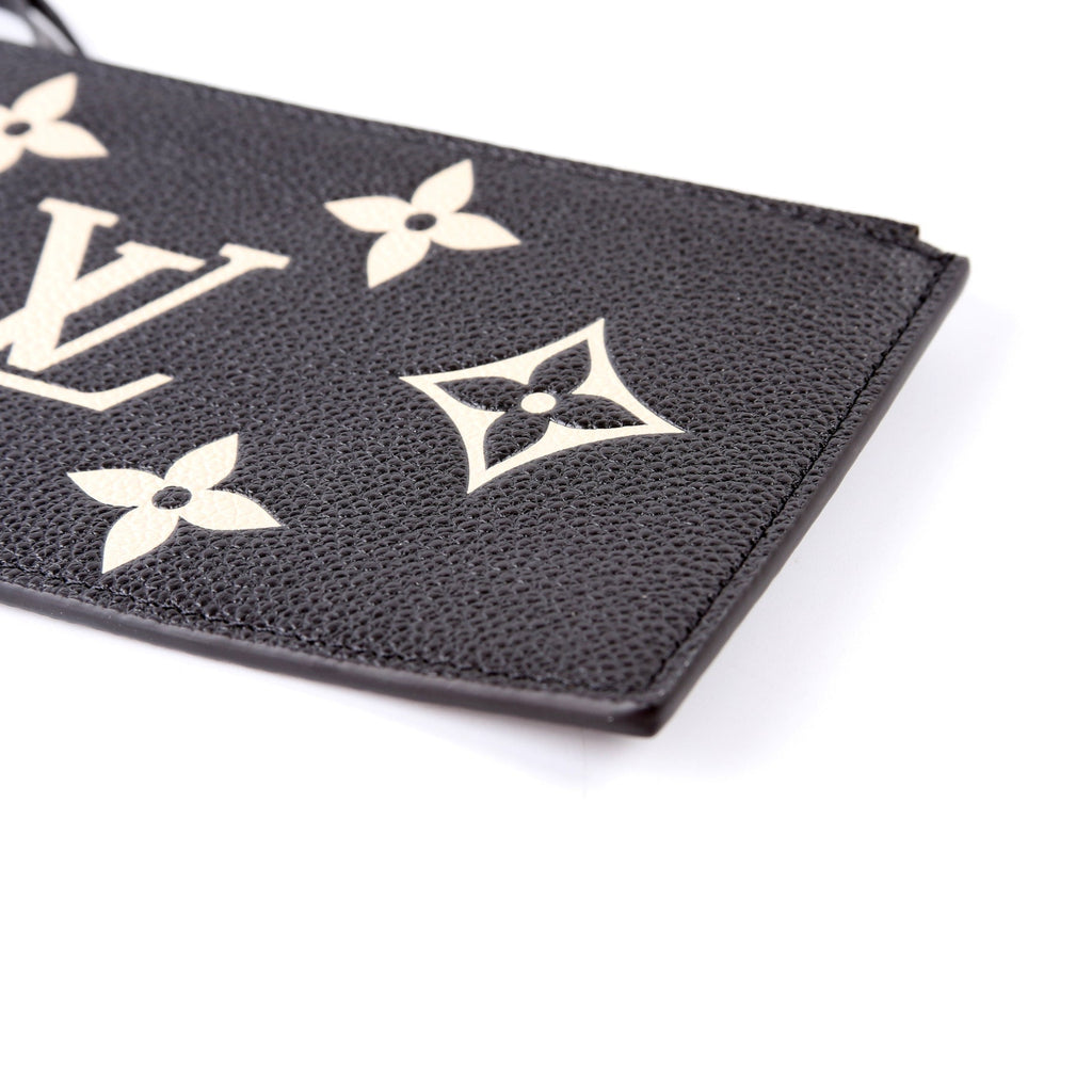 Pochette Felicie Bicolor Zip Insert Only Black/Beige