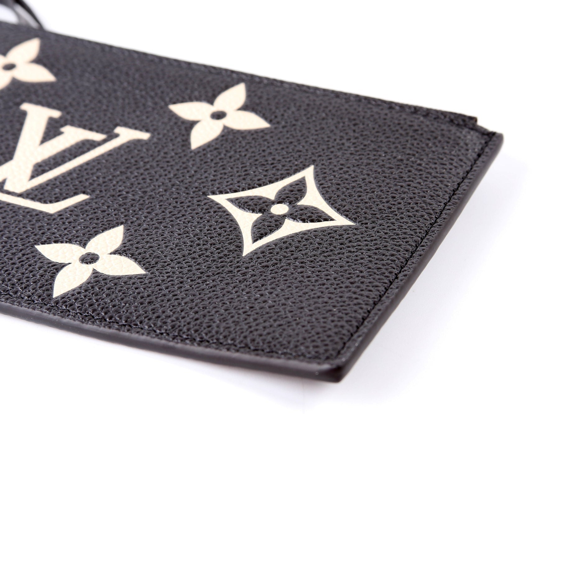 Pochette Felicie Bicolor Zip Insert Only Black/Beige