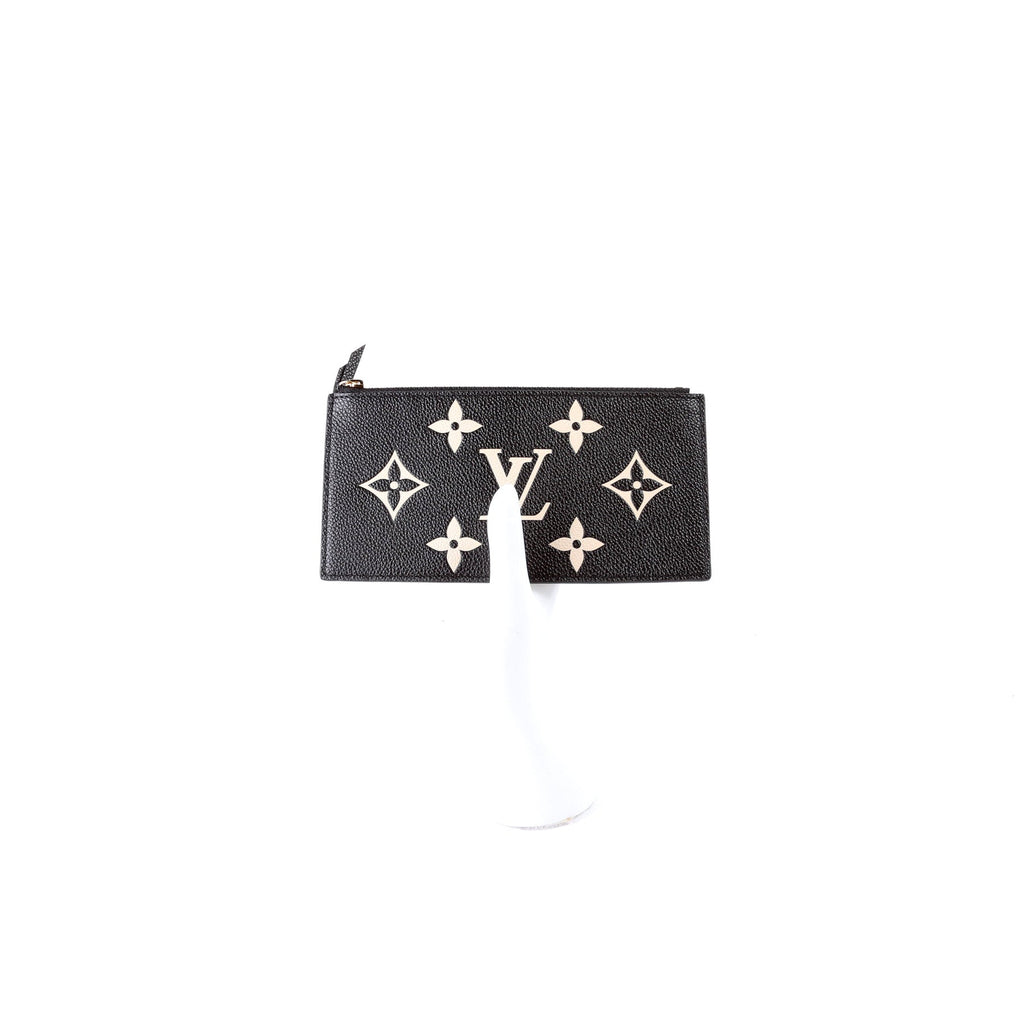 Pochette Felicie Bicolor Zip Insert Only Black/Beige