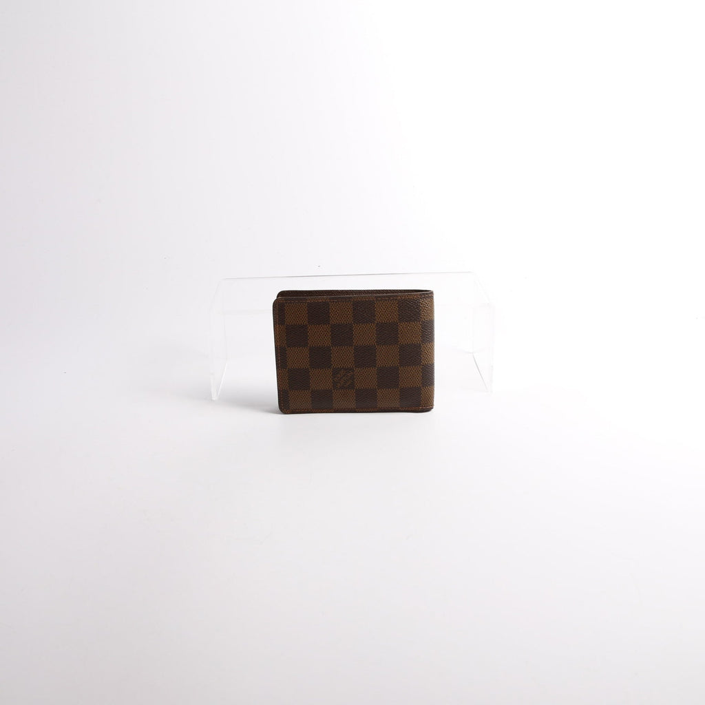 Mens Multiple Wallet Damier Ebene