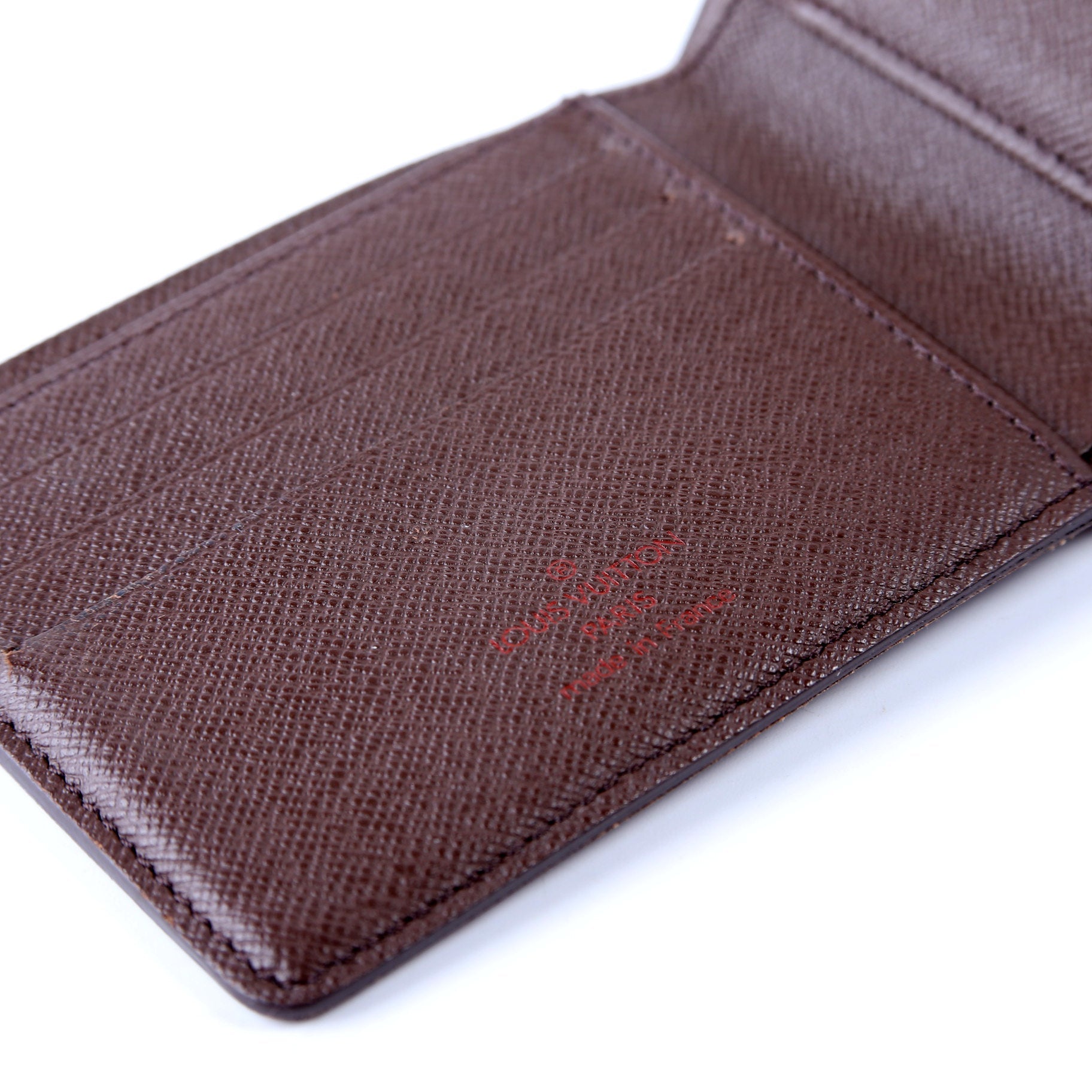 Mens Multiple Wallet Damier Ebene