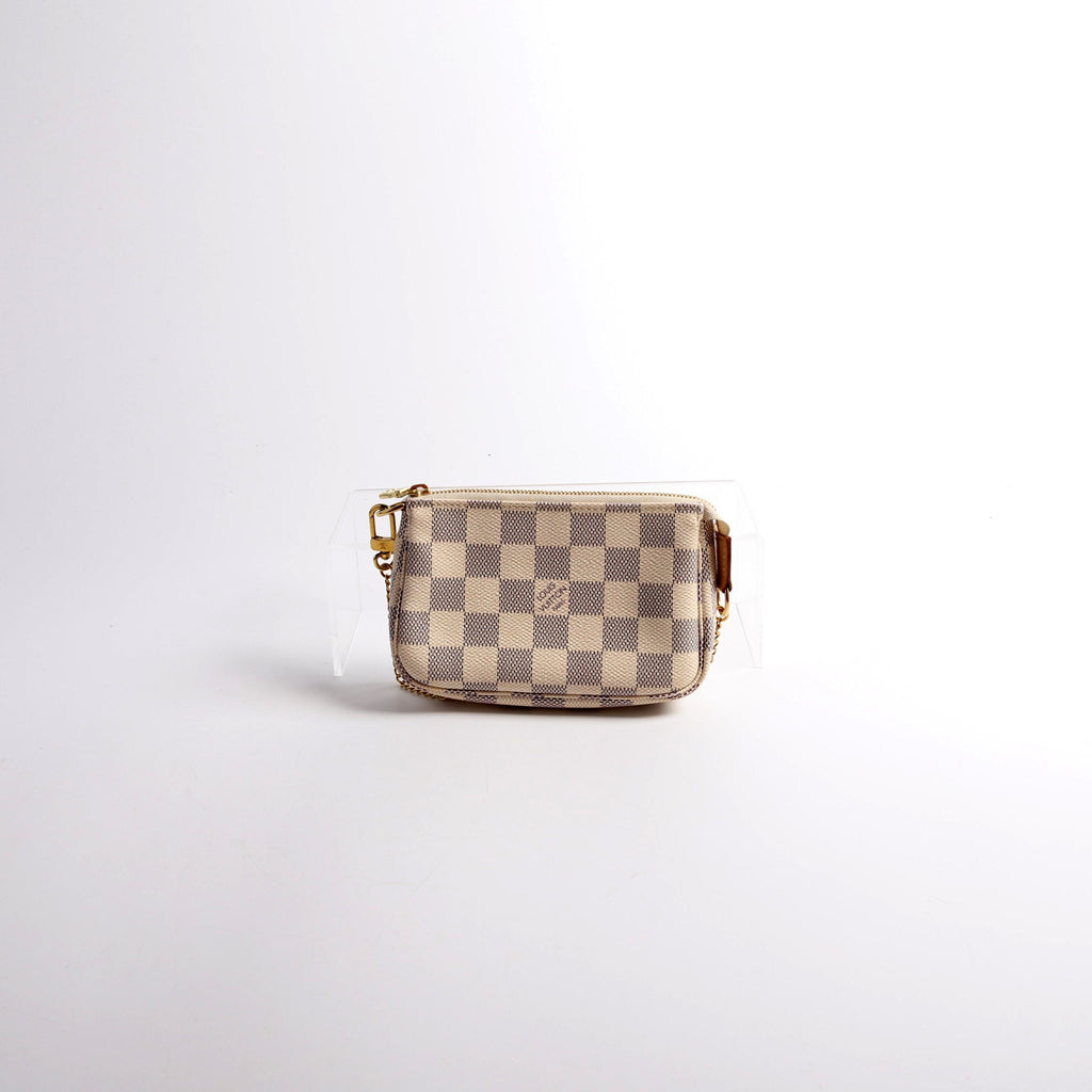 Pochette Accessories Mini Damier Azur