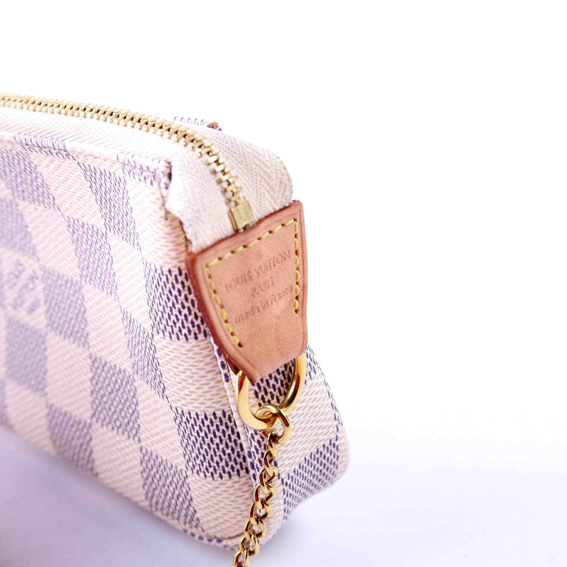 Pochette Accessories Mini Damier Azur