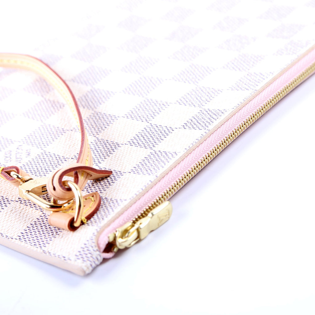 Pochette Only Damier Azur Neverfull Pink