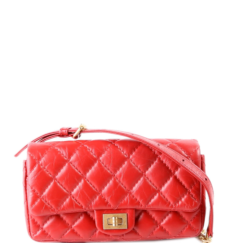 2.55 Reissue Quilted Belt Bag 26M Red