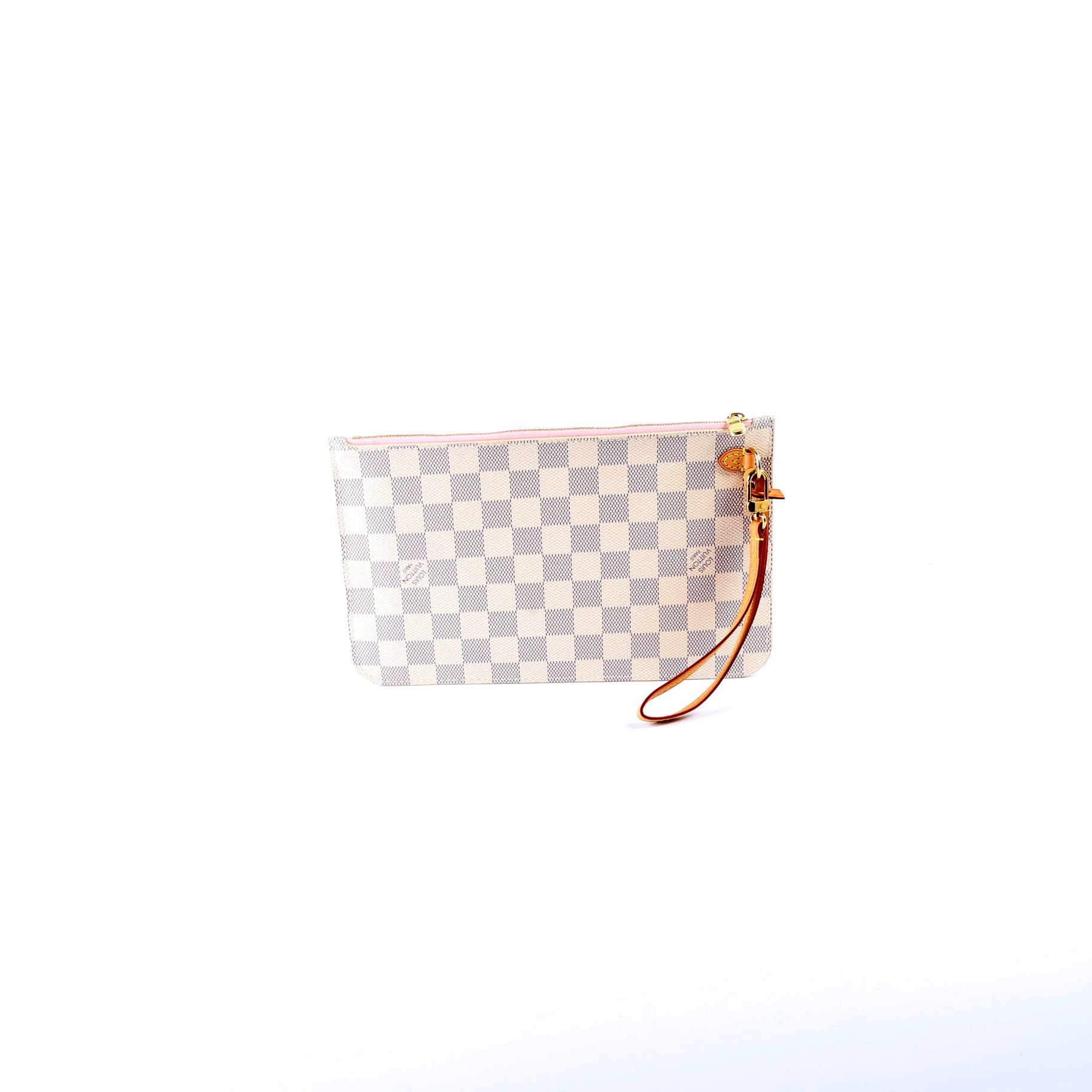 Pochette Only Damier Azur Neverfull Pink