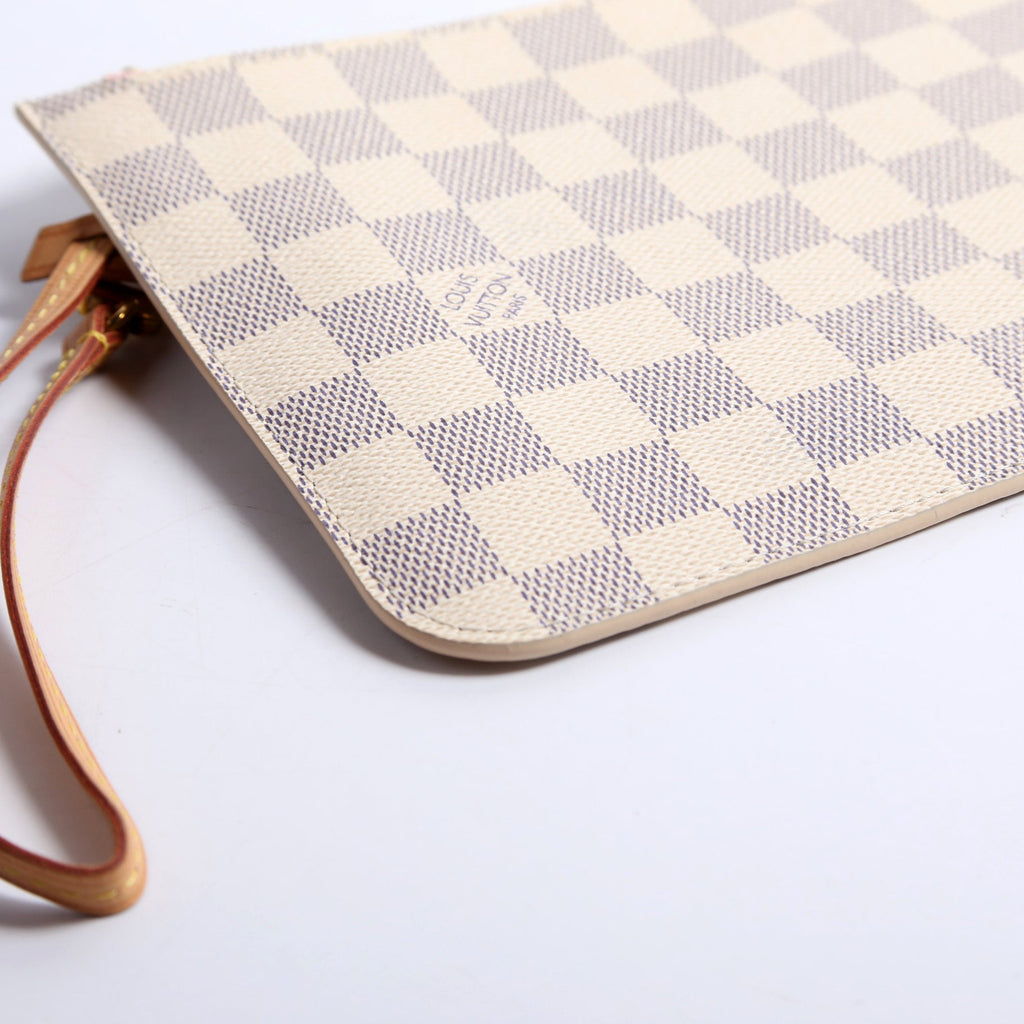 Pochette Only Damier Azur Neverfull Pink