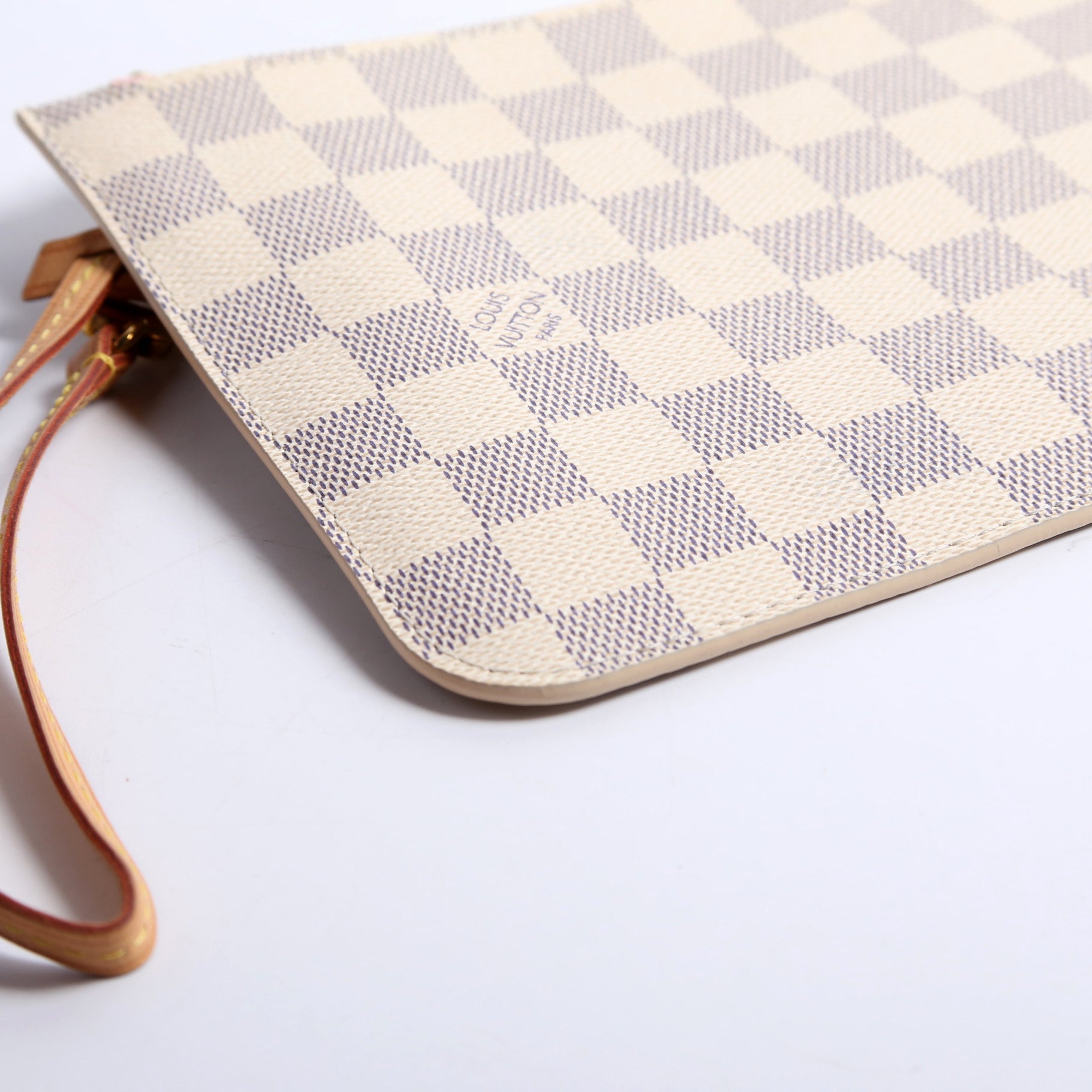 Pochette Only Damier Azur Neverfull Pink