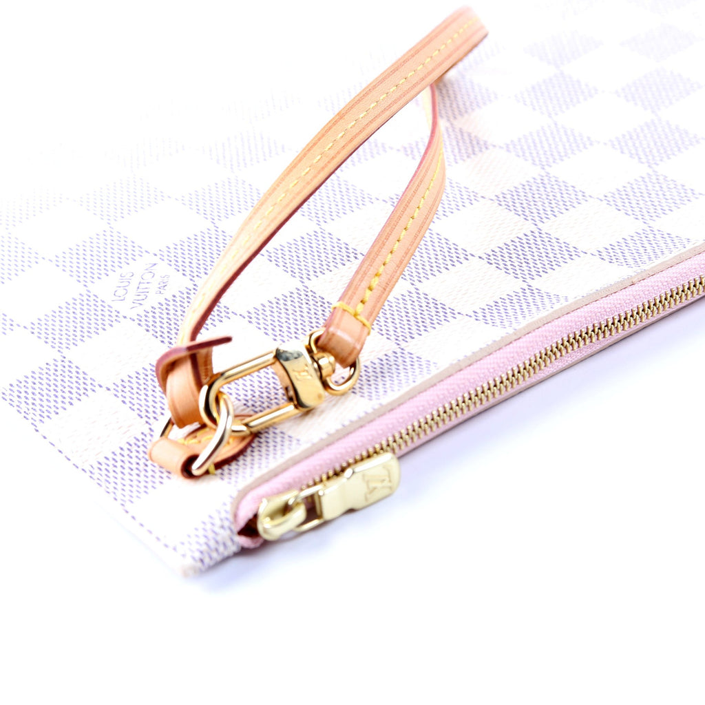 Pochette Only Damier Azur Neverfull Pink