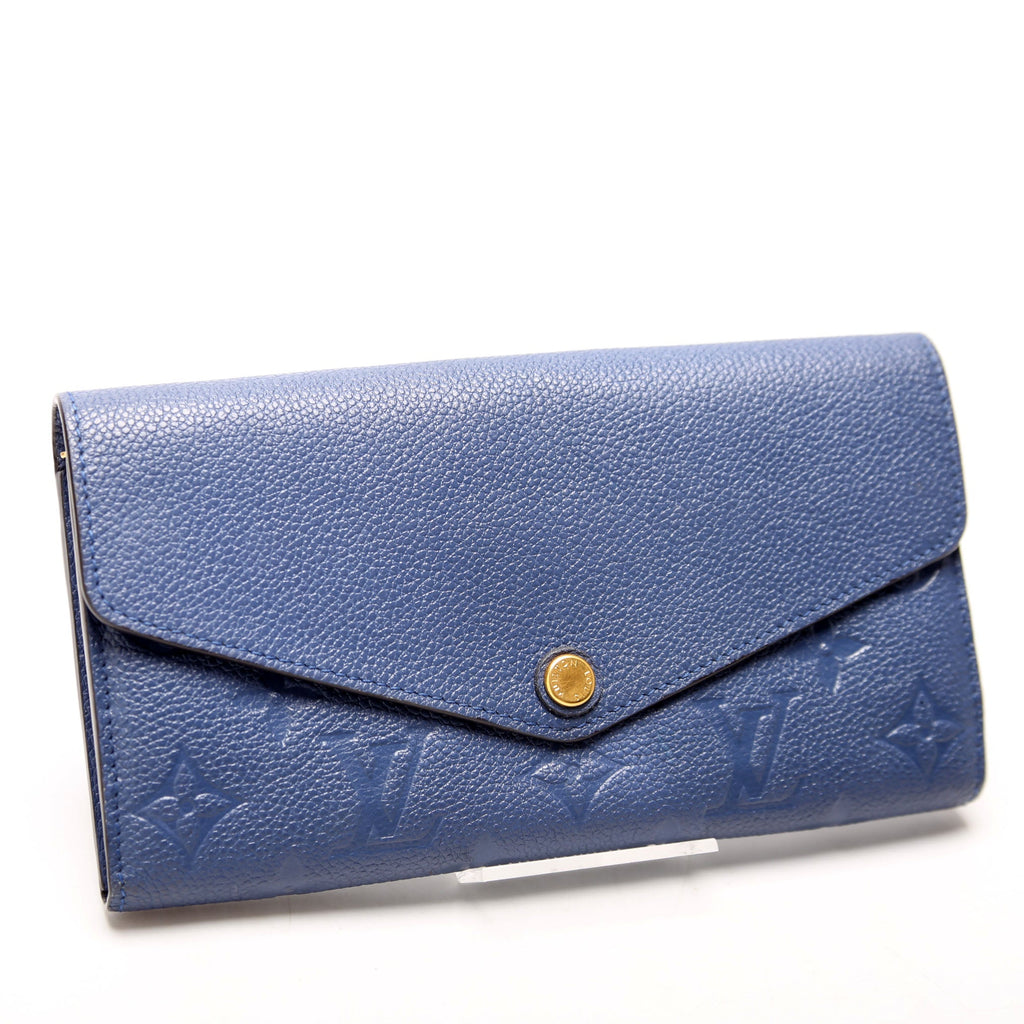 Sarah Wallet Empreinte Blue