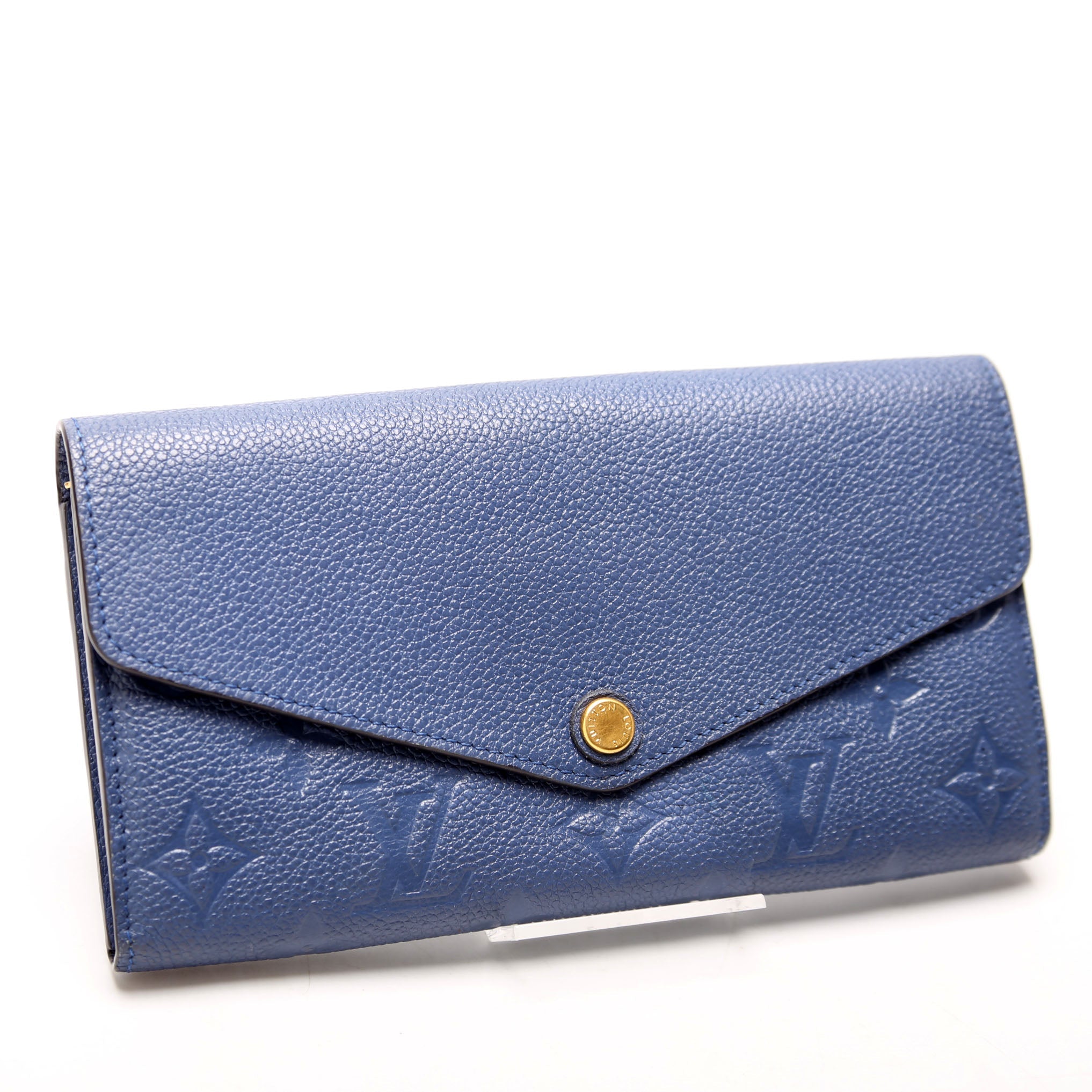 Sarah Wallet Empreinte Blue