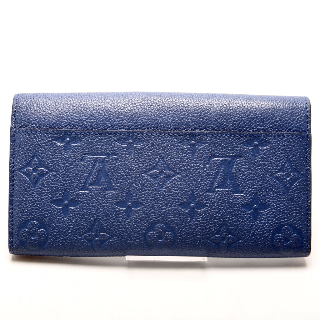 Sarah Wallet Empreinte Blue