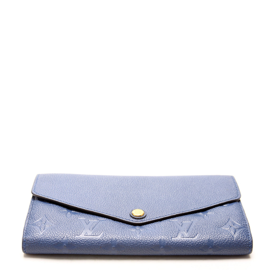 Sarah Wallet Empreinte Blue