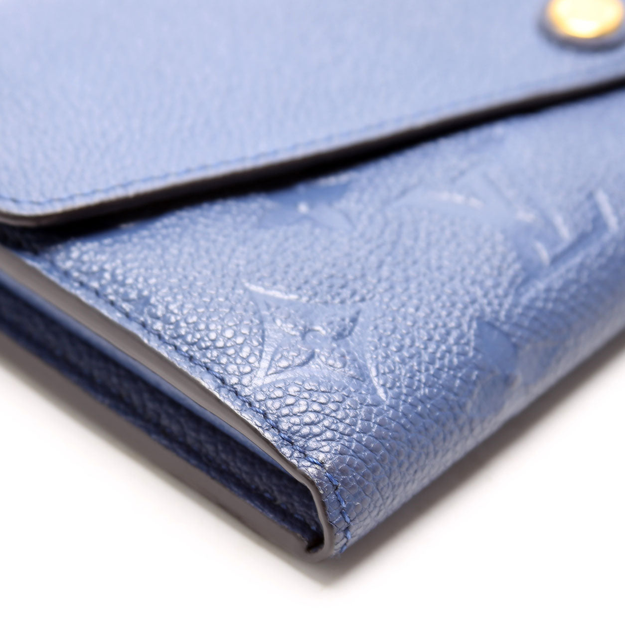 Sarah Wallet Empreinte Blue
