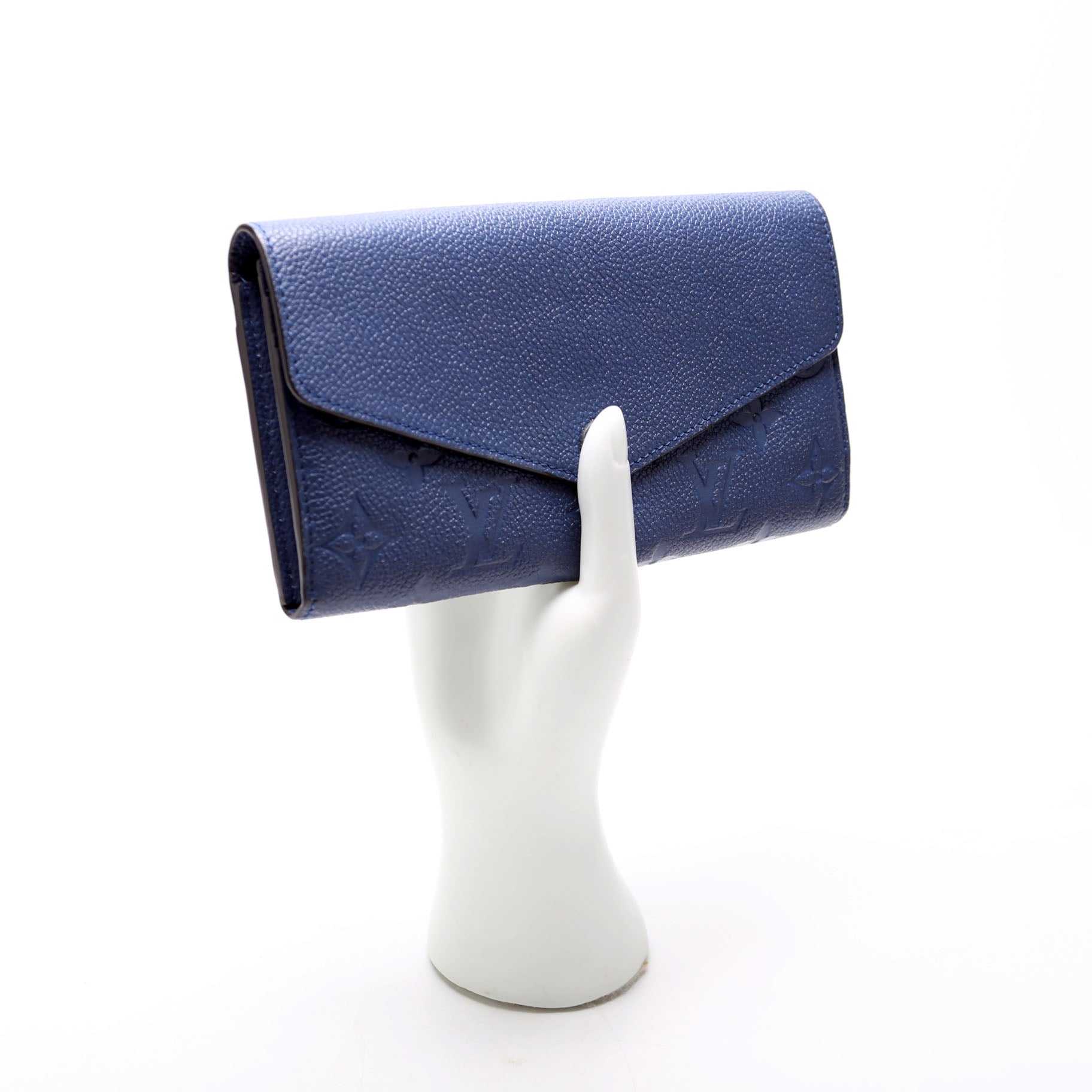 Sarah Wallet Empreinte Blue