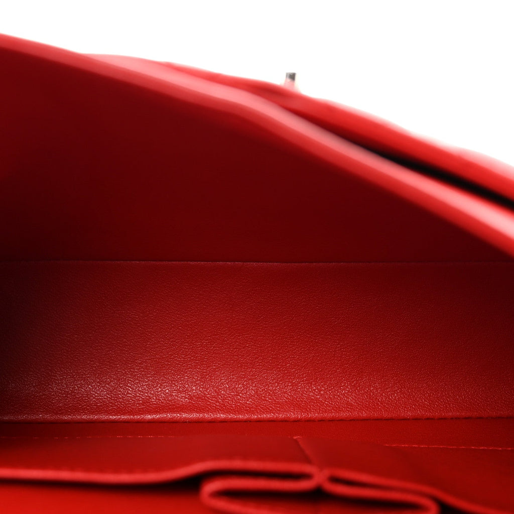 Chanel Lambskin Quilted Medium Double Flap Red
